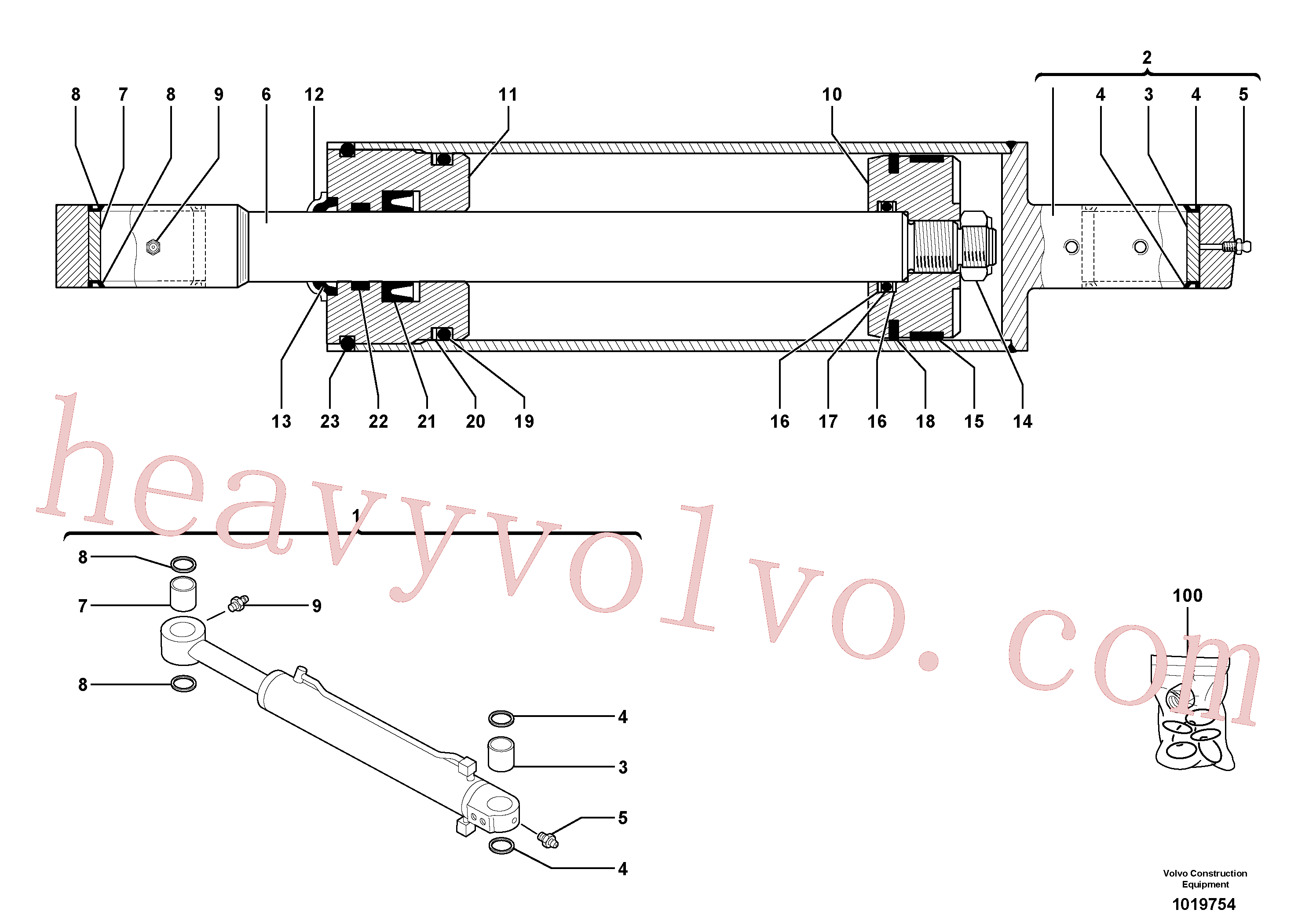 Volvo PJ3870293 Bushing aftermarket part for sale