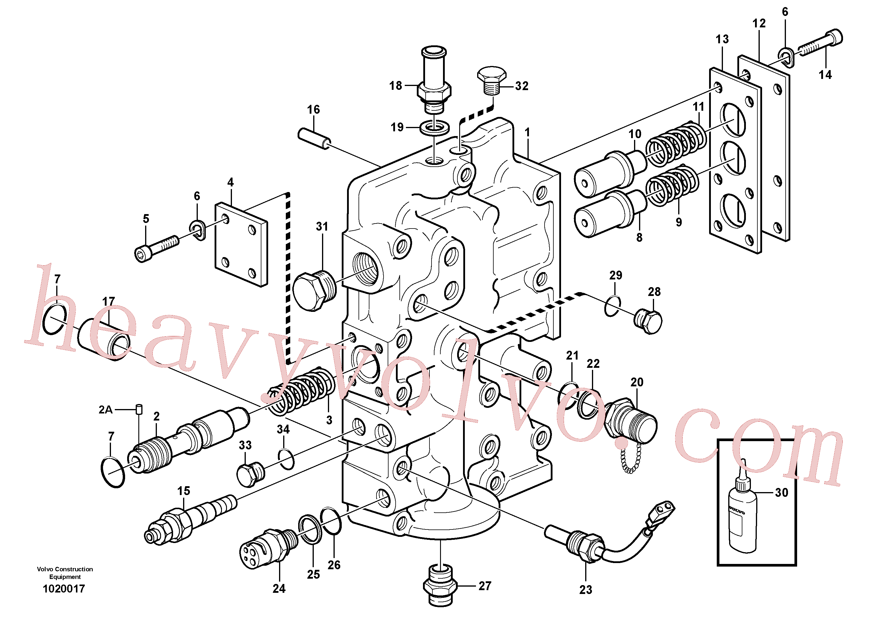 Volvo VOE949607 Washer aftermarket part for sale