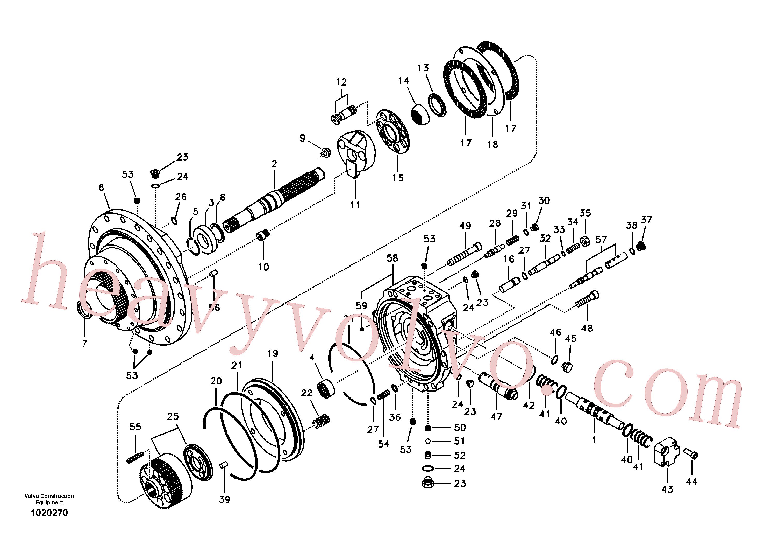 Wholesale VOE14507000 Spacer for Volvo Excavator