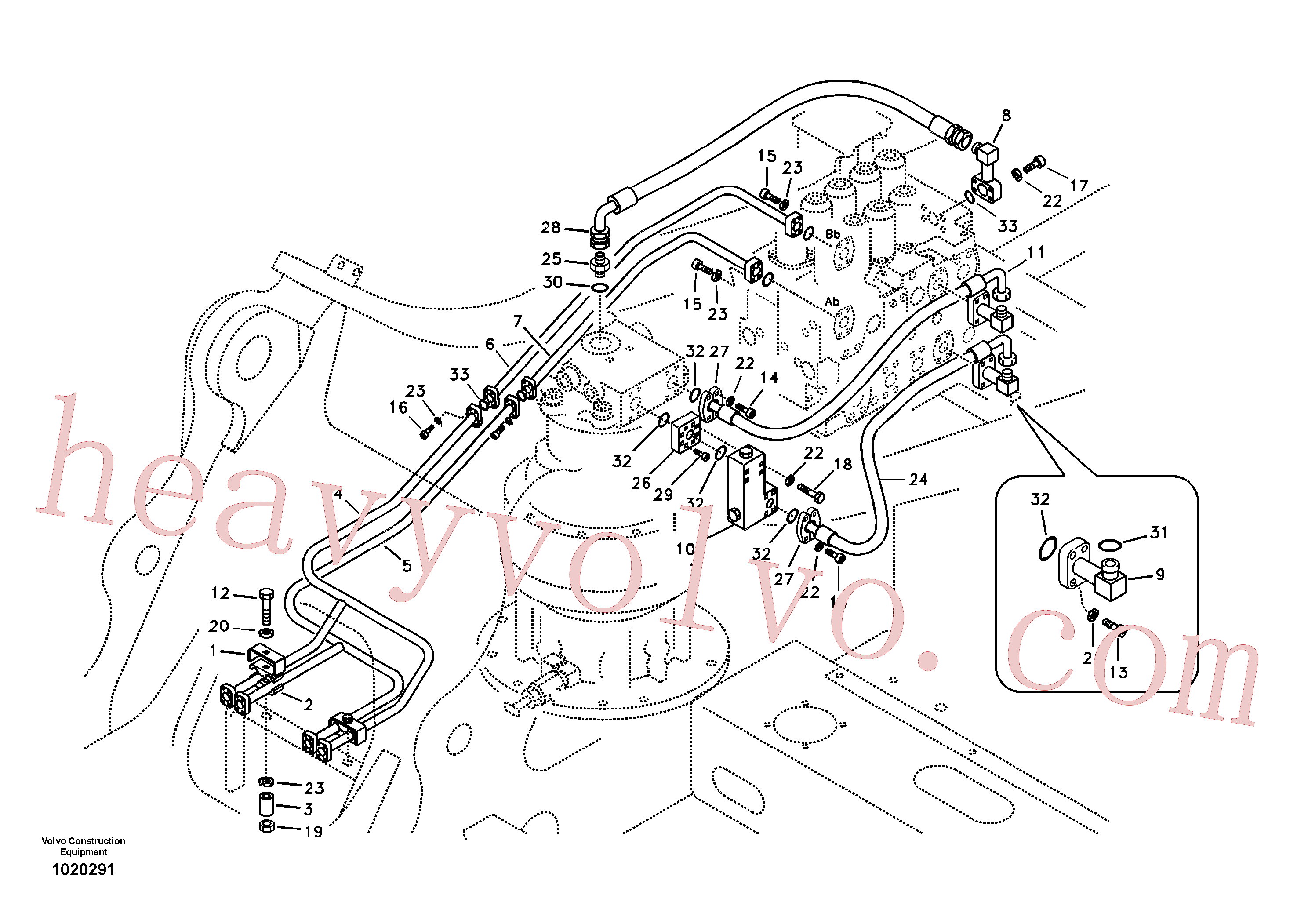 China Made VOE14674396 Pipe parts for Volvo Excavator