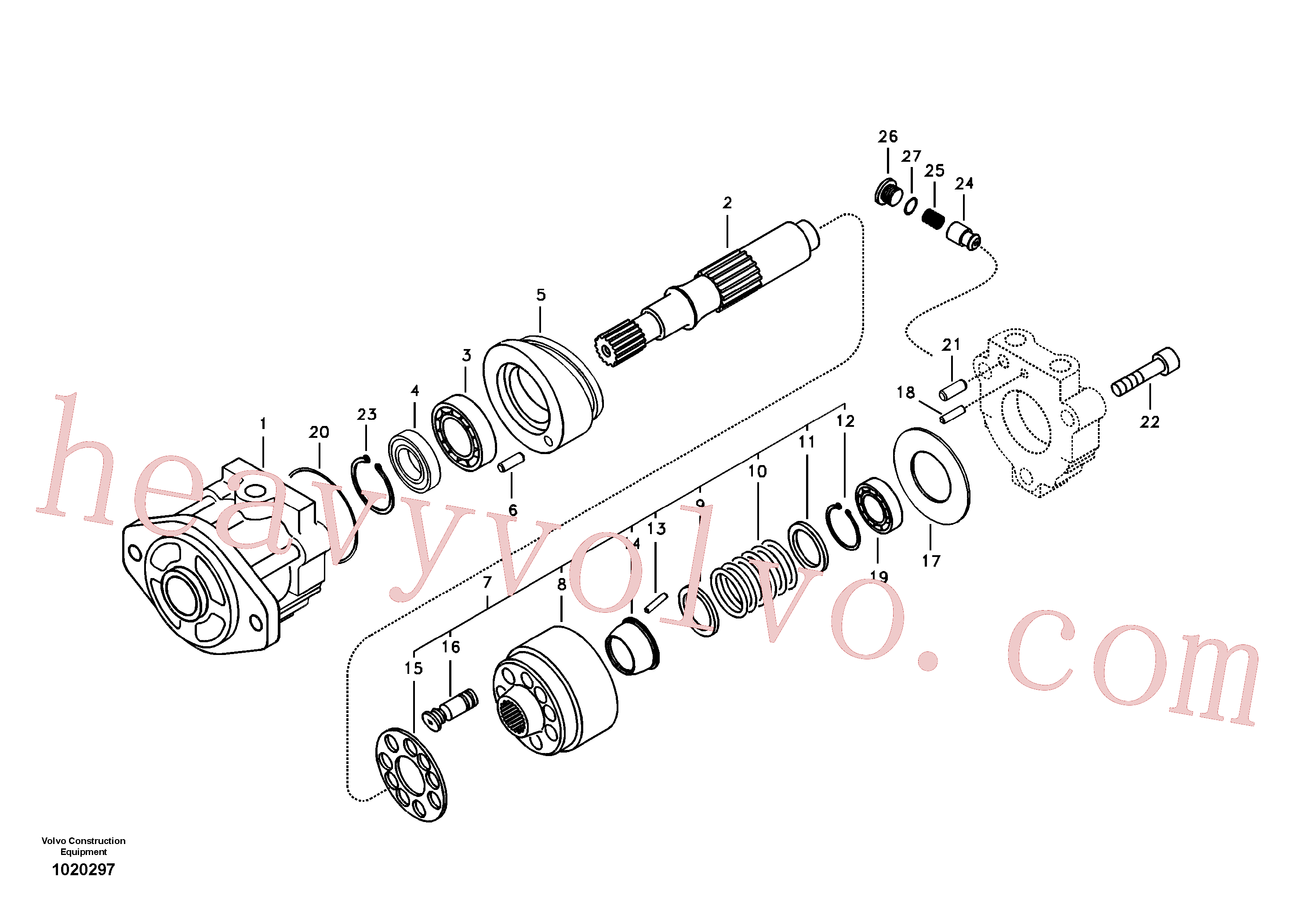 Volvo Assembly VOE14536009 Spring for sale