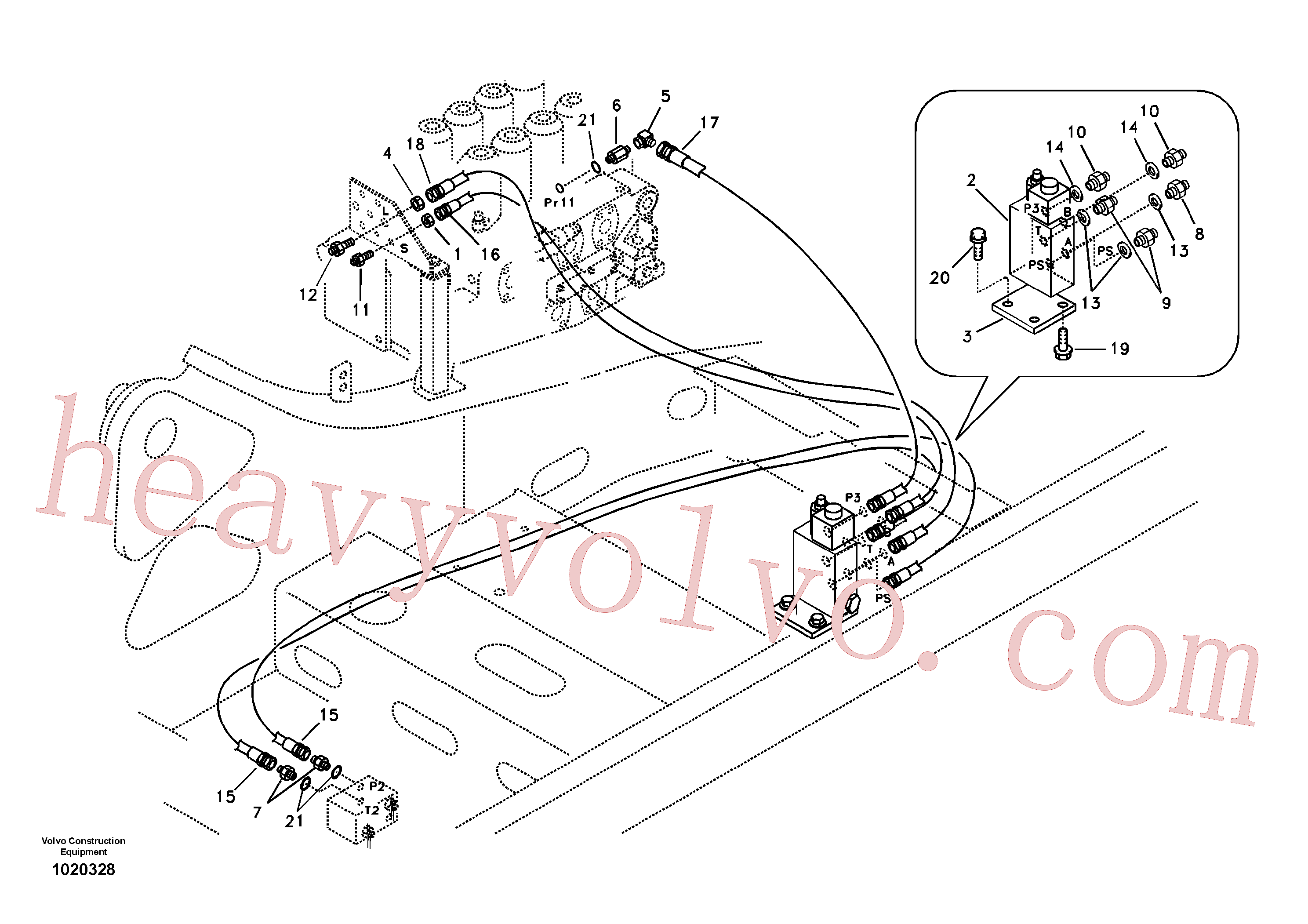 SA9412-22050 Connector for Volvo Excavator Parts