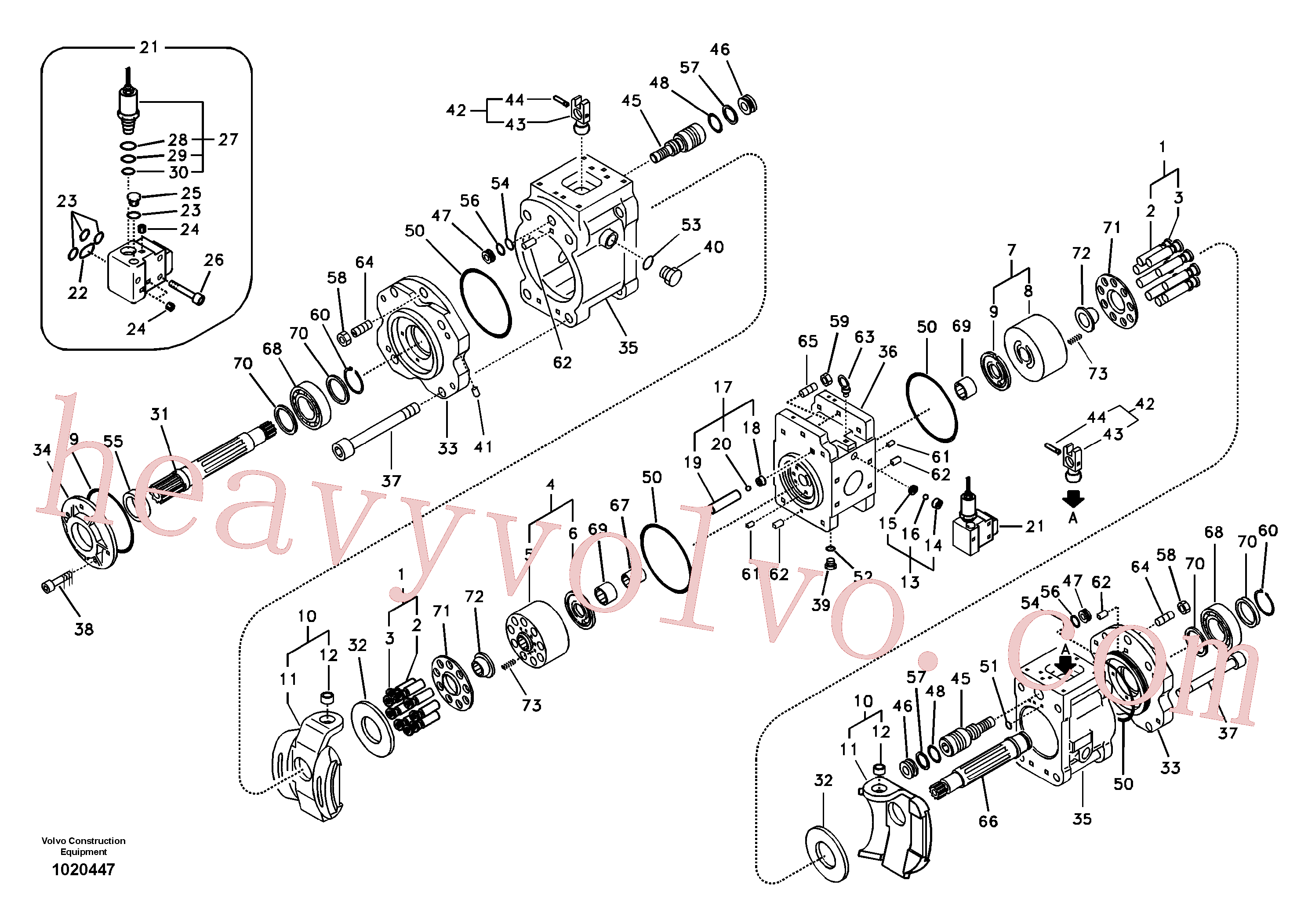VOE14550189 Cylinder for Volvo Excavator spare