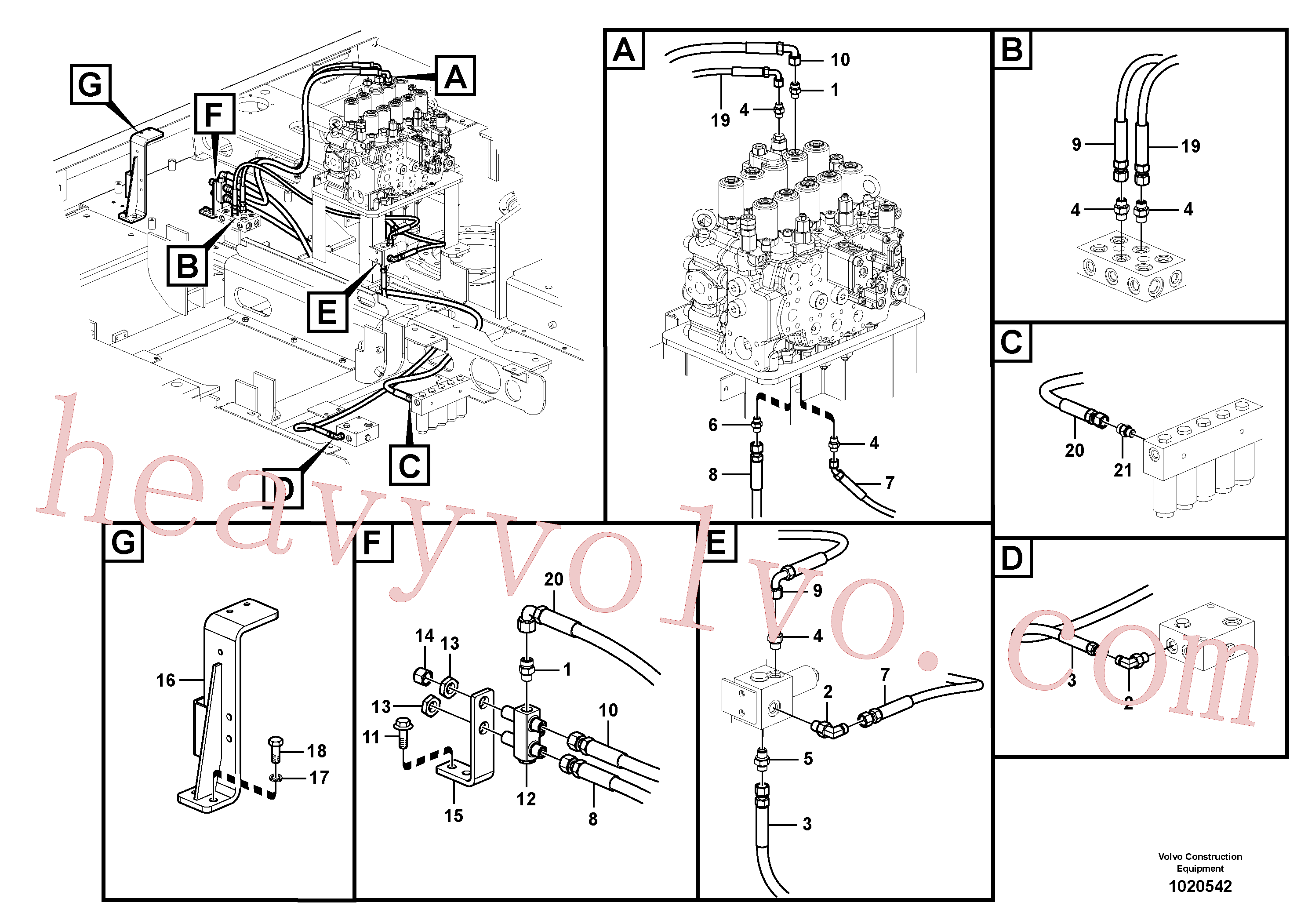 VOE14534520 Valve for Volvo Excavator spare