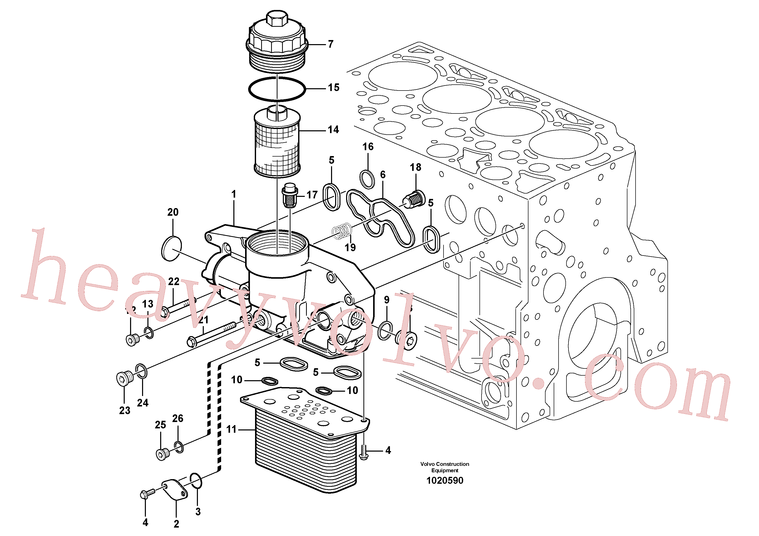 China Made VOE20549894 Plane gasket, Sealing ring parts for Volvo Excavator