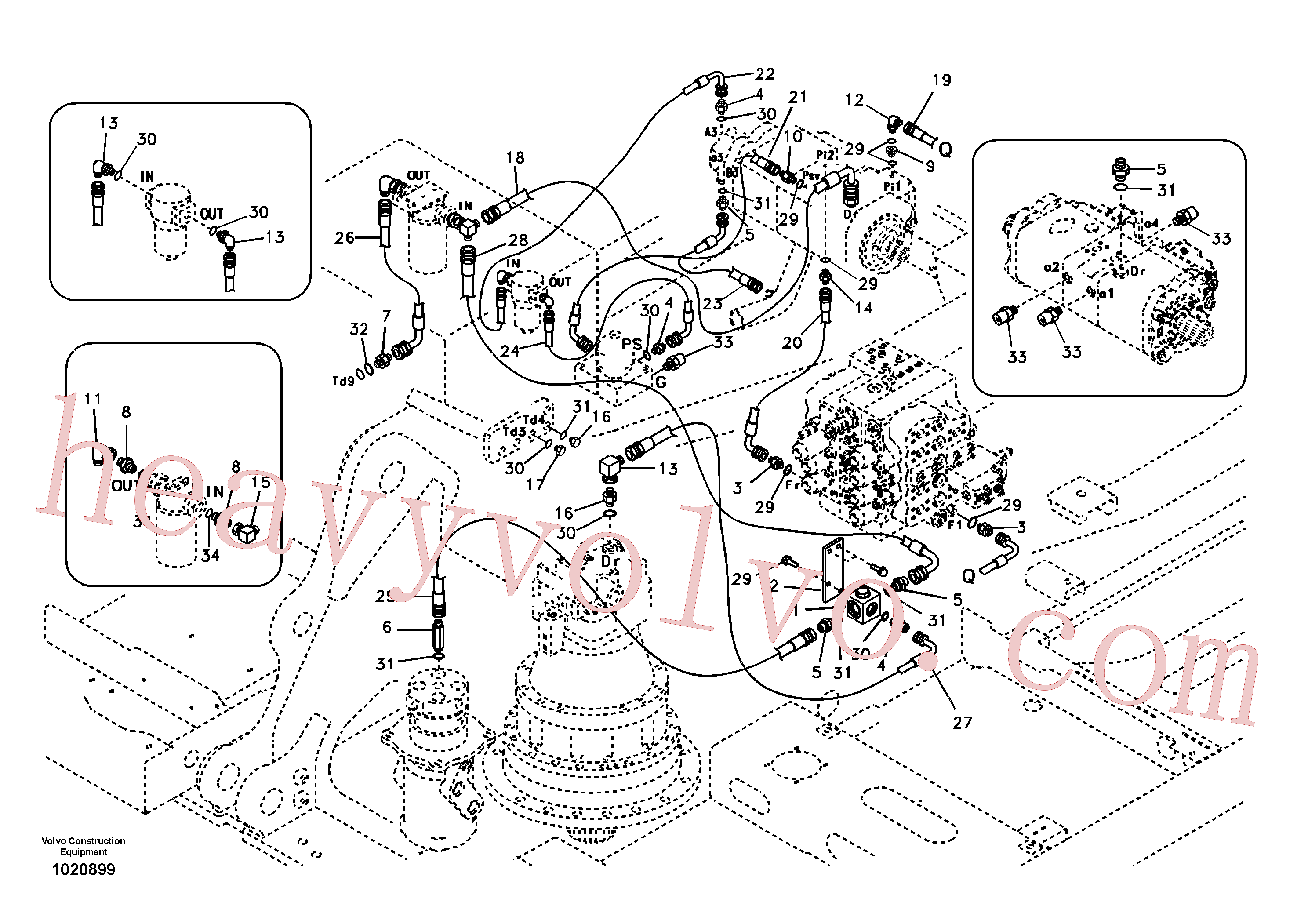 Volvo SA9453-05227 Hose assembly aftermarket part for sale