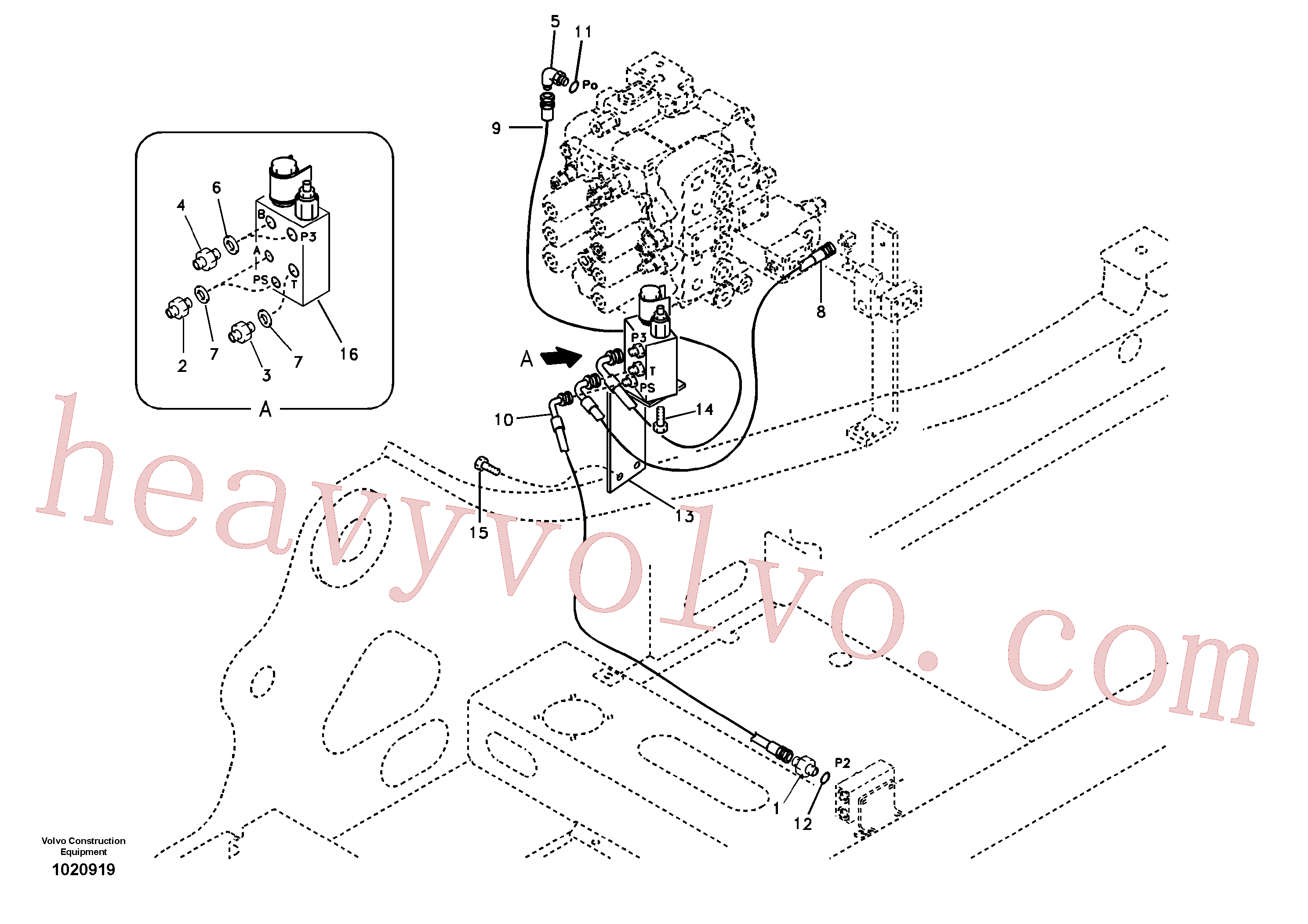 SA9412-22050 Connector for Volvo Excavator Parts