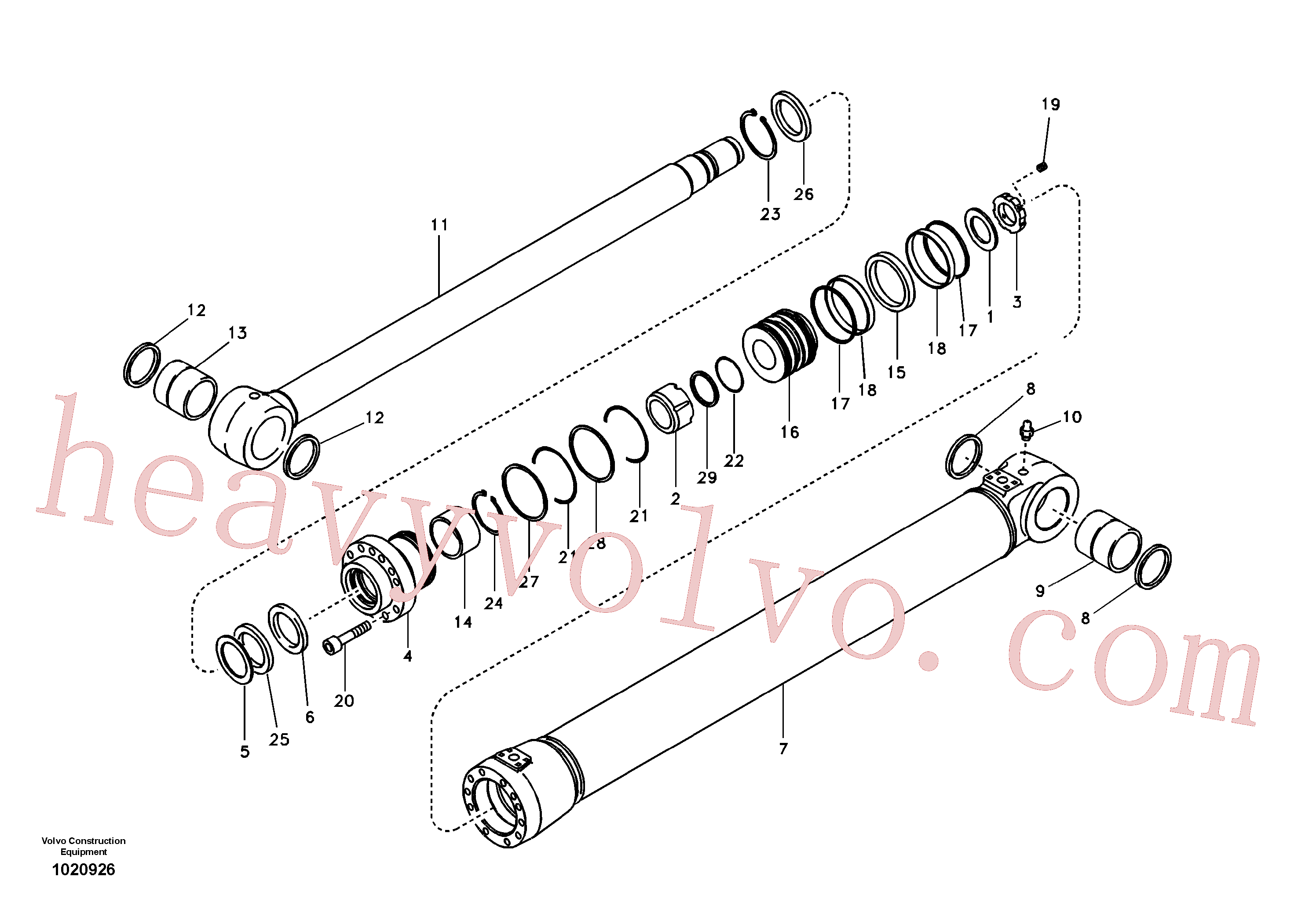 China Made VOE14541717 Sealing kit parts for Volvo Excavator