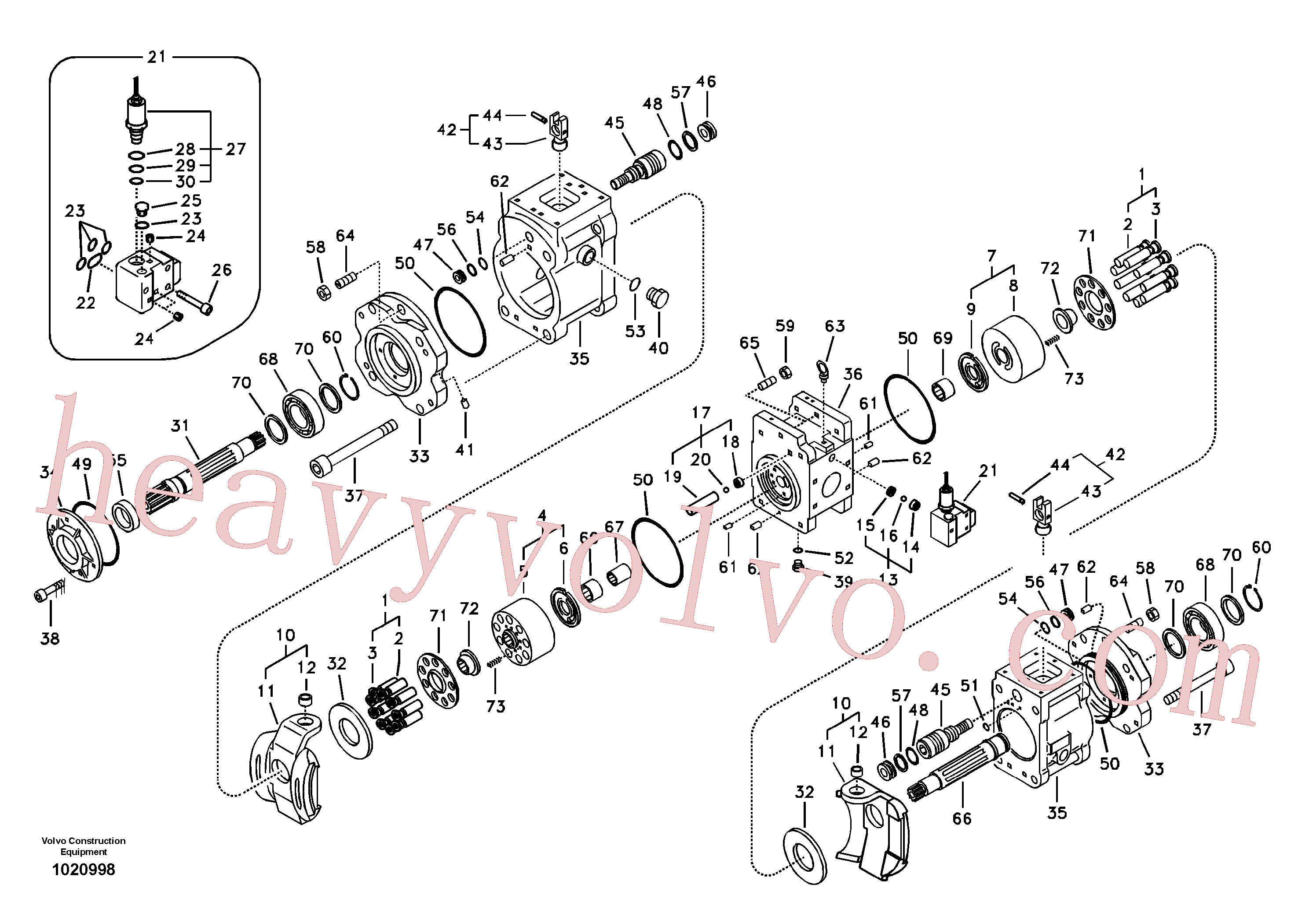 SA8230-09350 Flange connection for Volvo Excavator spare