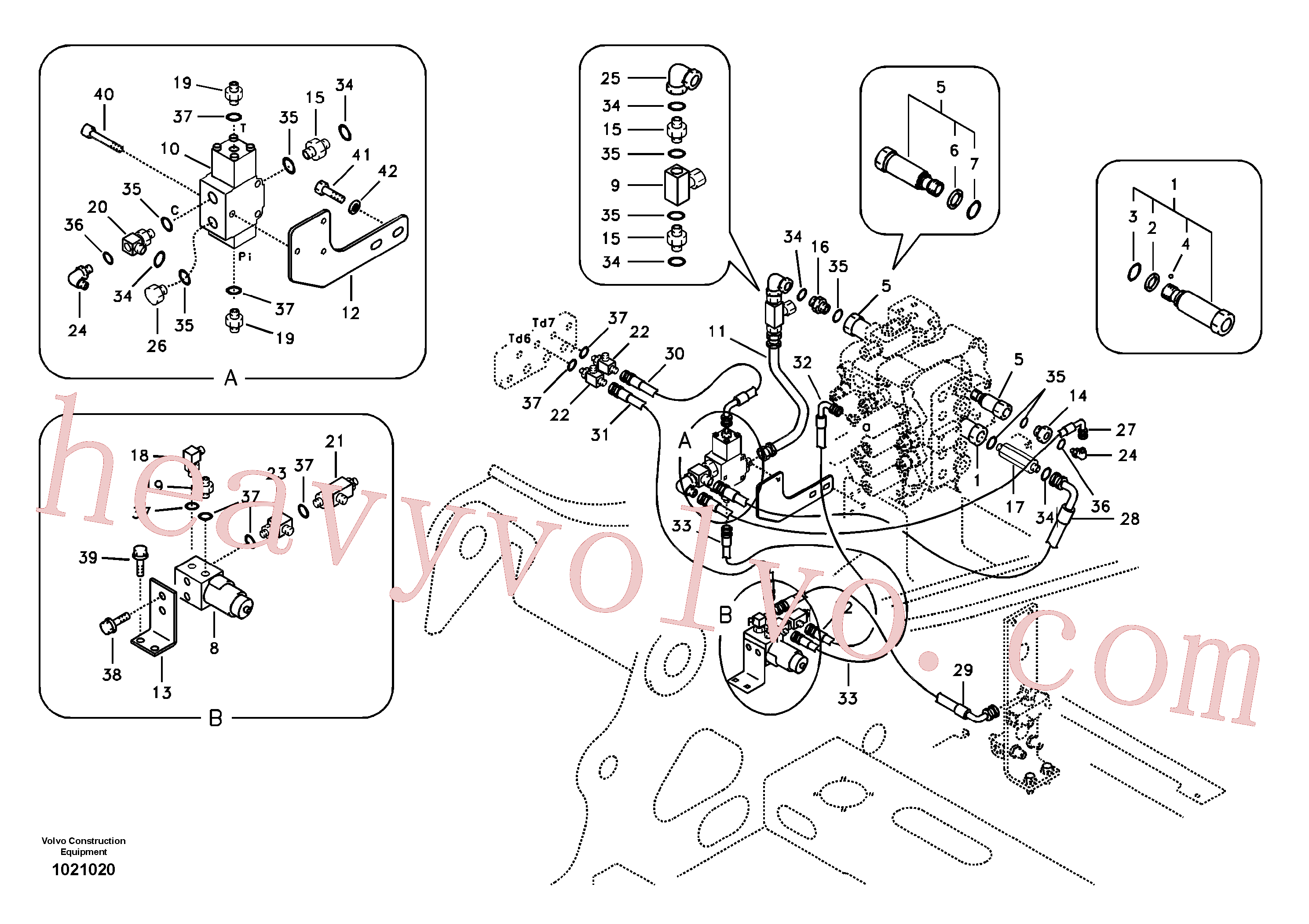 Volvo VOE936357 Hose assembly aftermarket part for sale