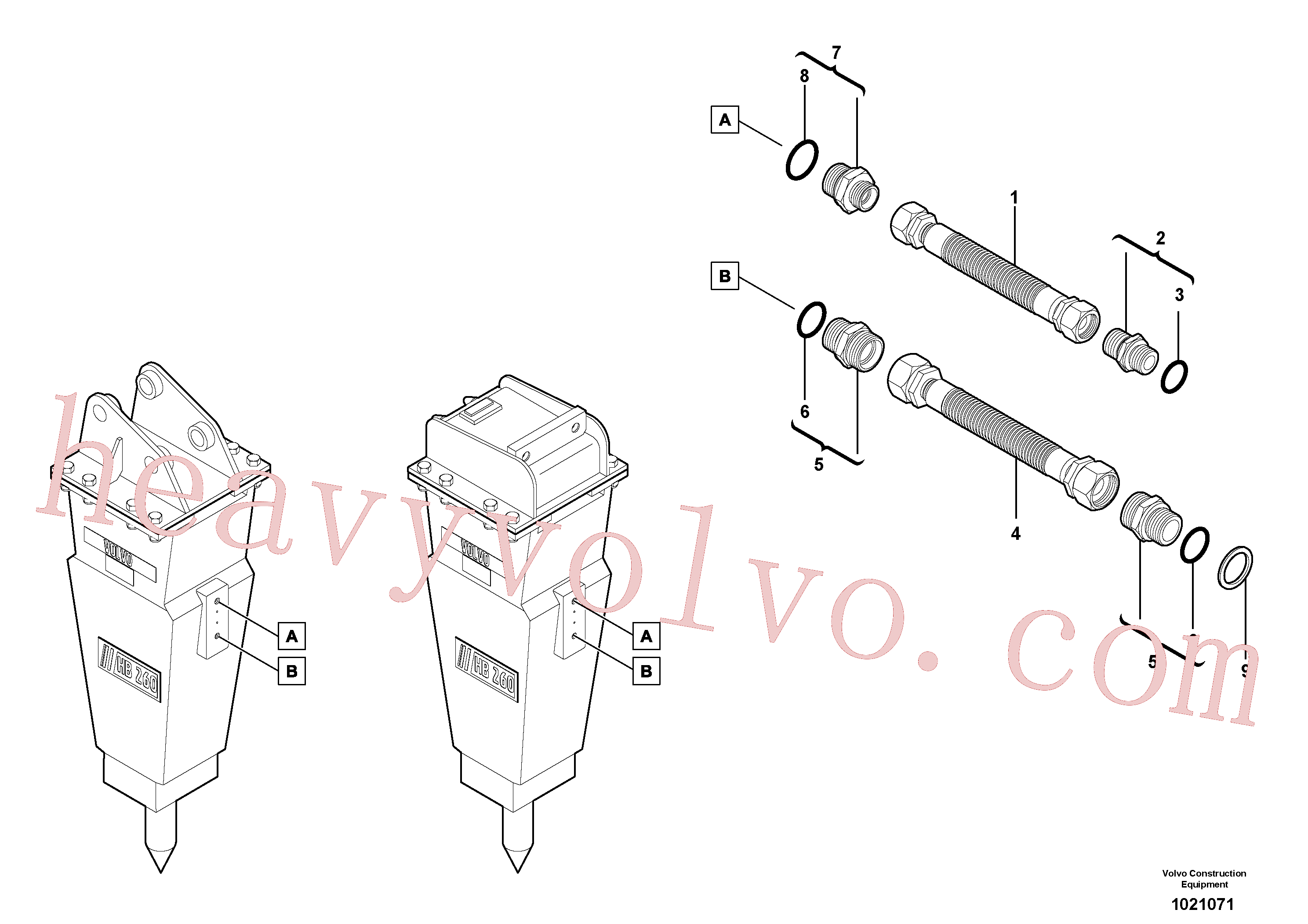 China Made PJ4750128 Connector parts for Volvo Excavator
