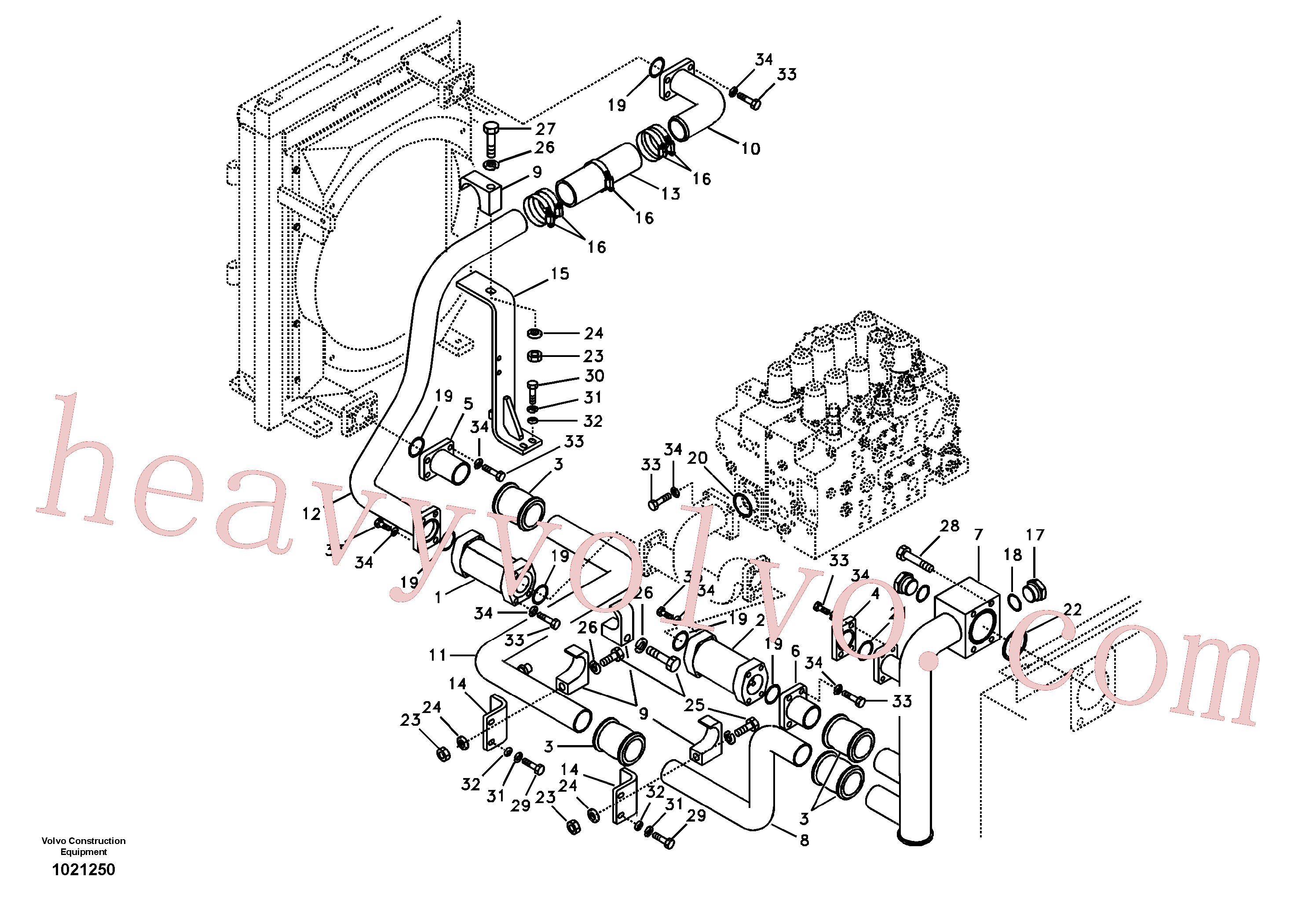 Volvo VOE14530504 Bracket aftermarket part for sale