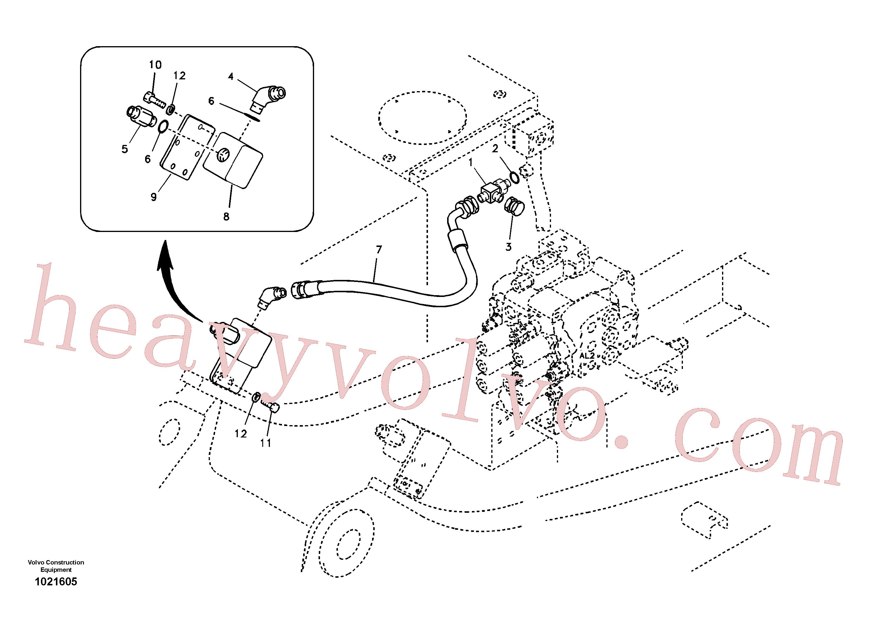 Volvo Assembly SA9412-11200 Connector for sale