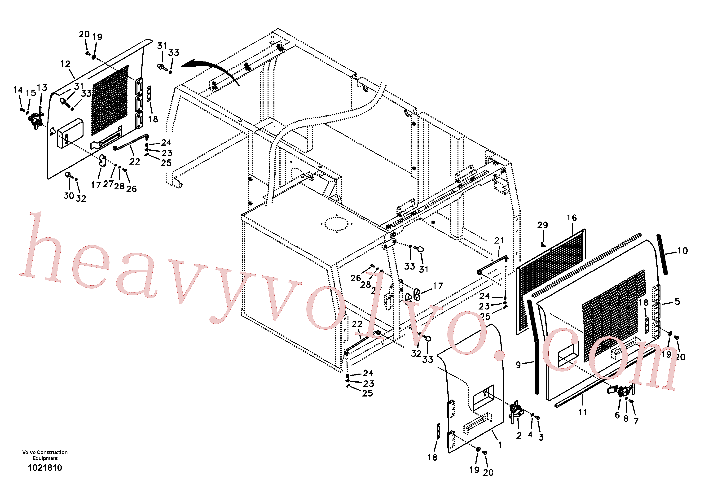 VOE14527678 Washer for Volvo Excavator Parts