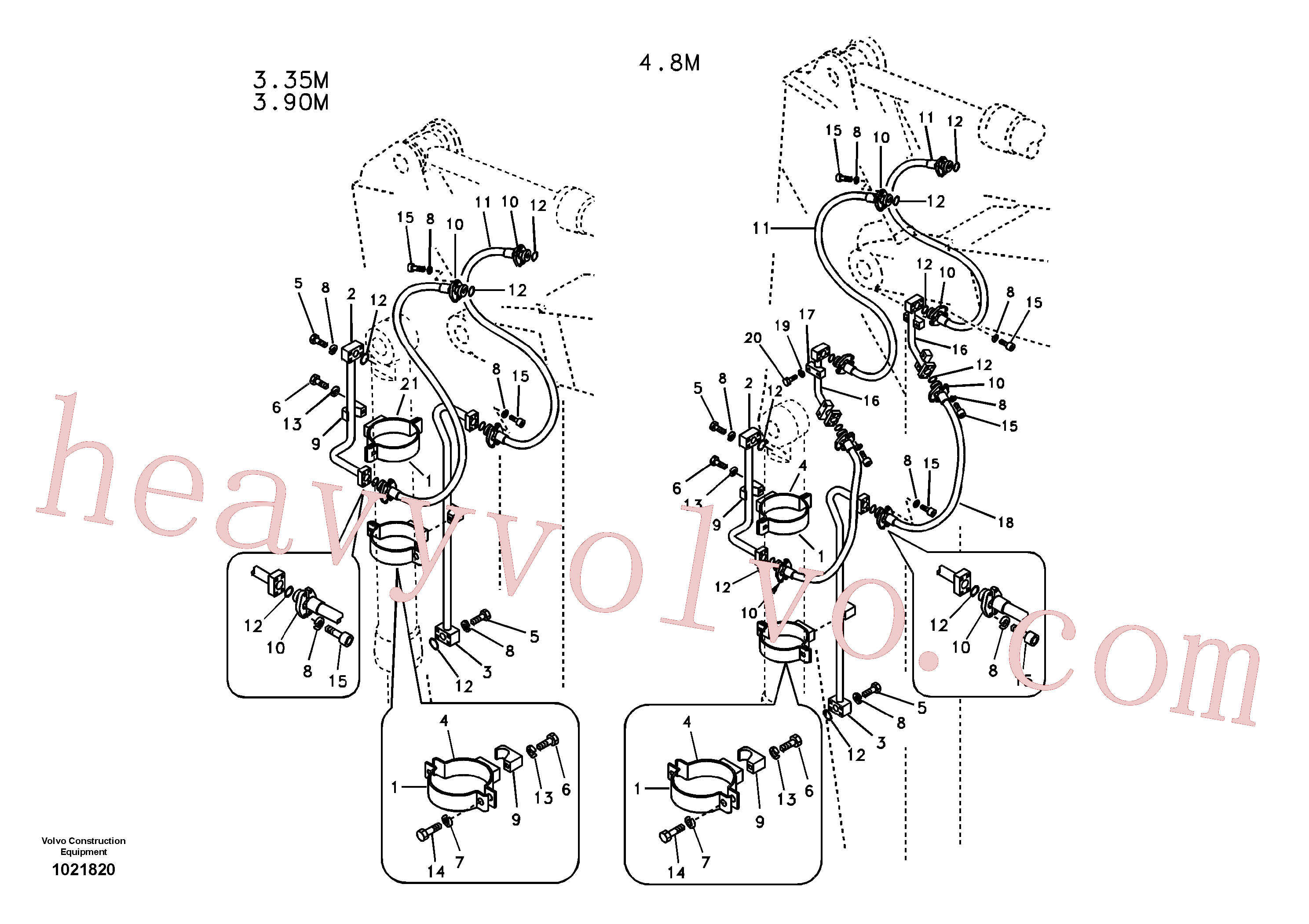 Volvo VOE14537469 Clamp aftermarket part for sale