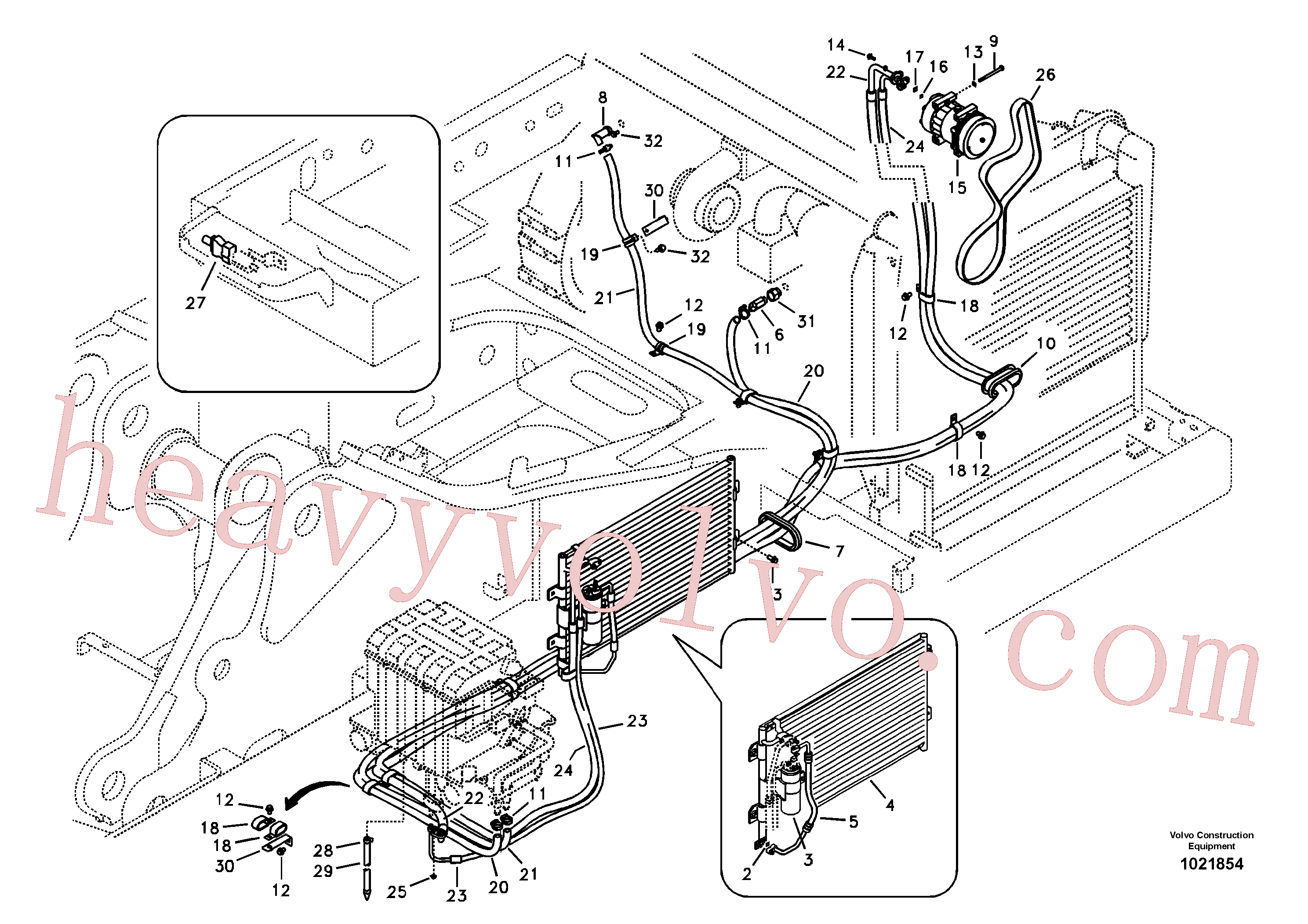 SA9011-20818 Hexagon screw for Volvo Excavator Parts