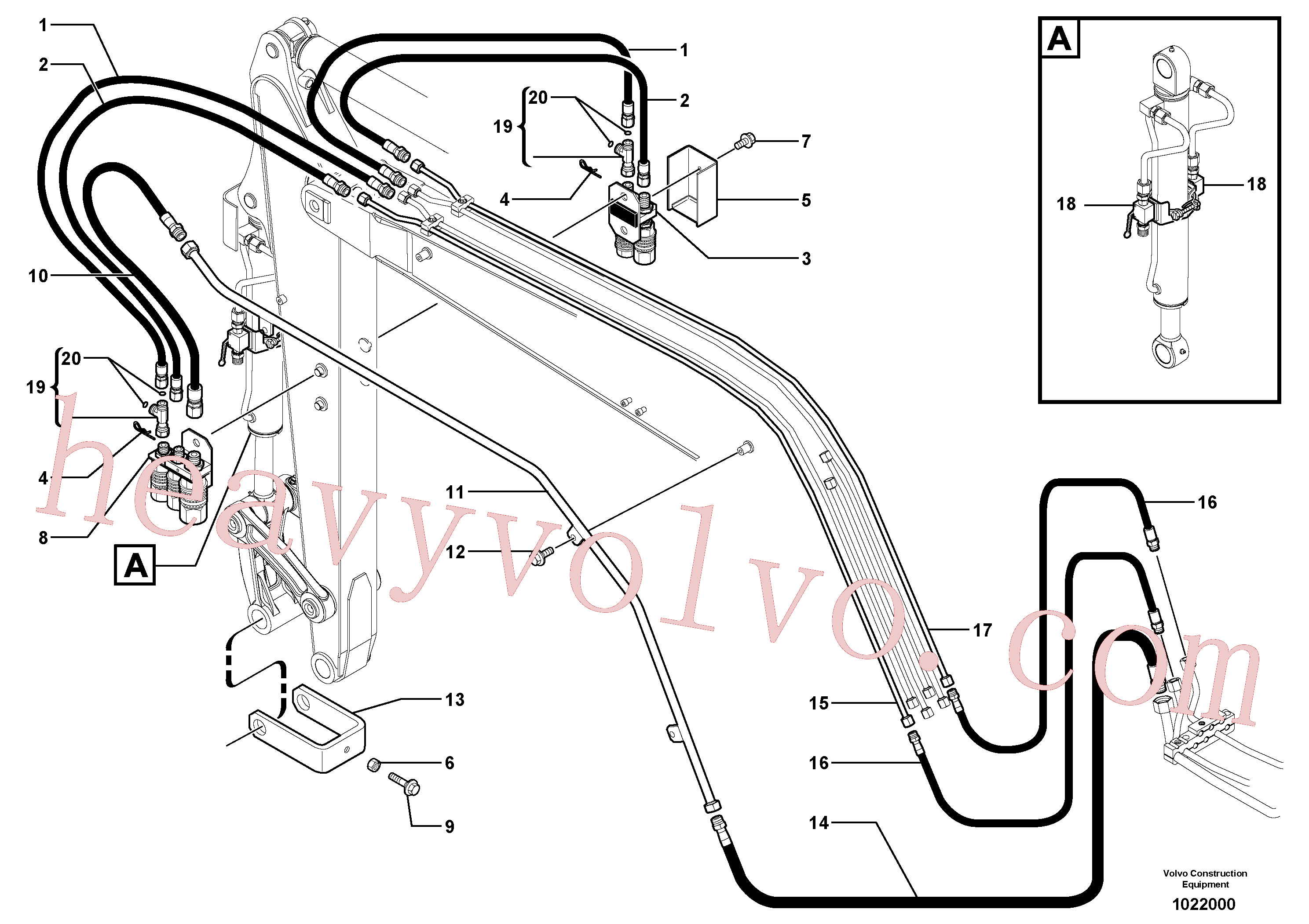 Volvo Assembly VOE11805534 Tube for sale