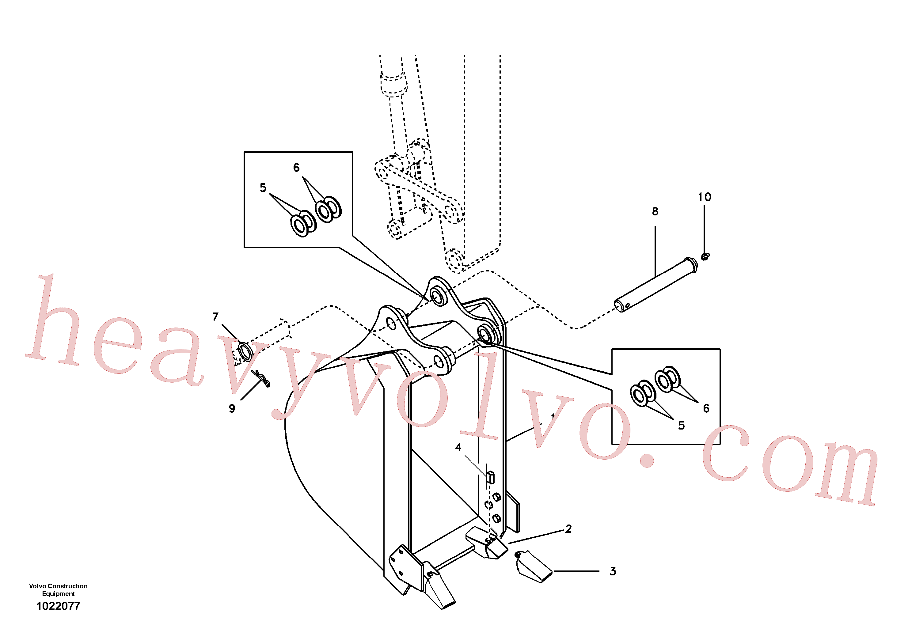 Volvo excavator part VOE14511868 Washer for sale