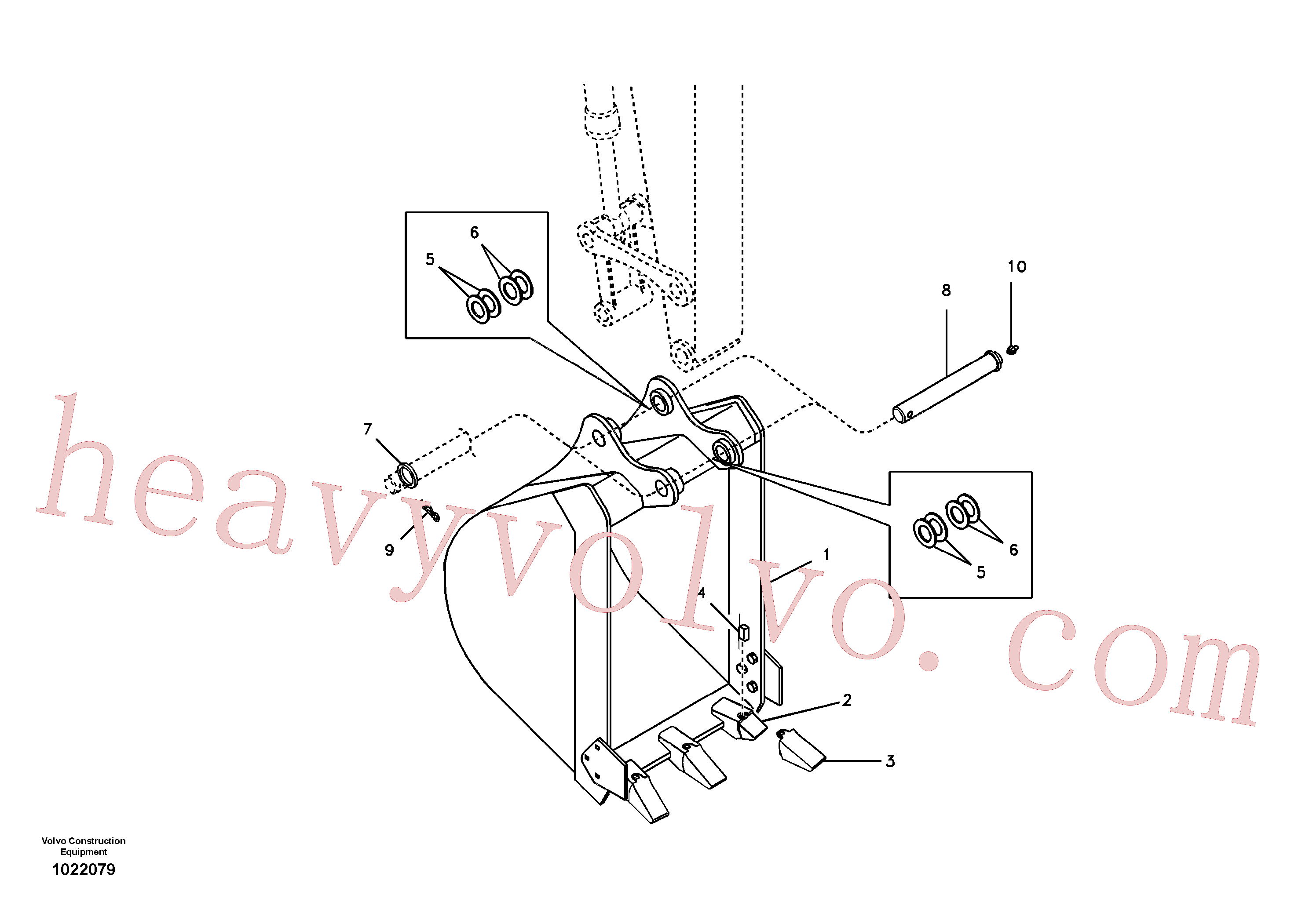 Volvo excavator part VOE14511868 Washer for sale