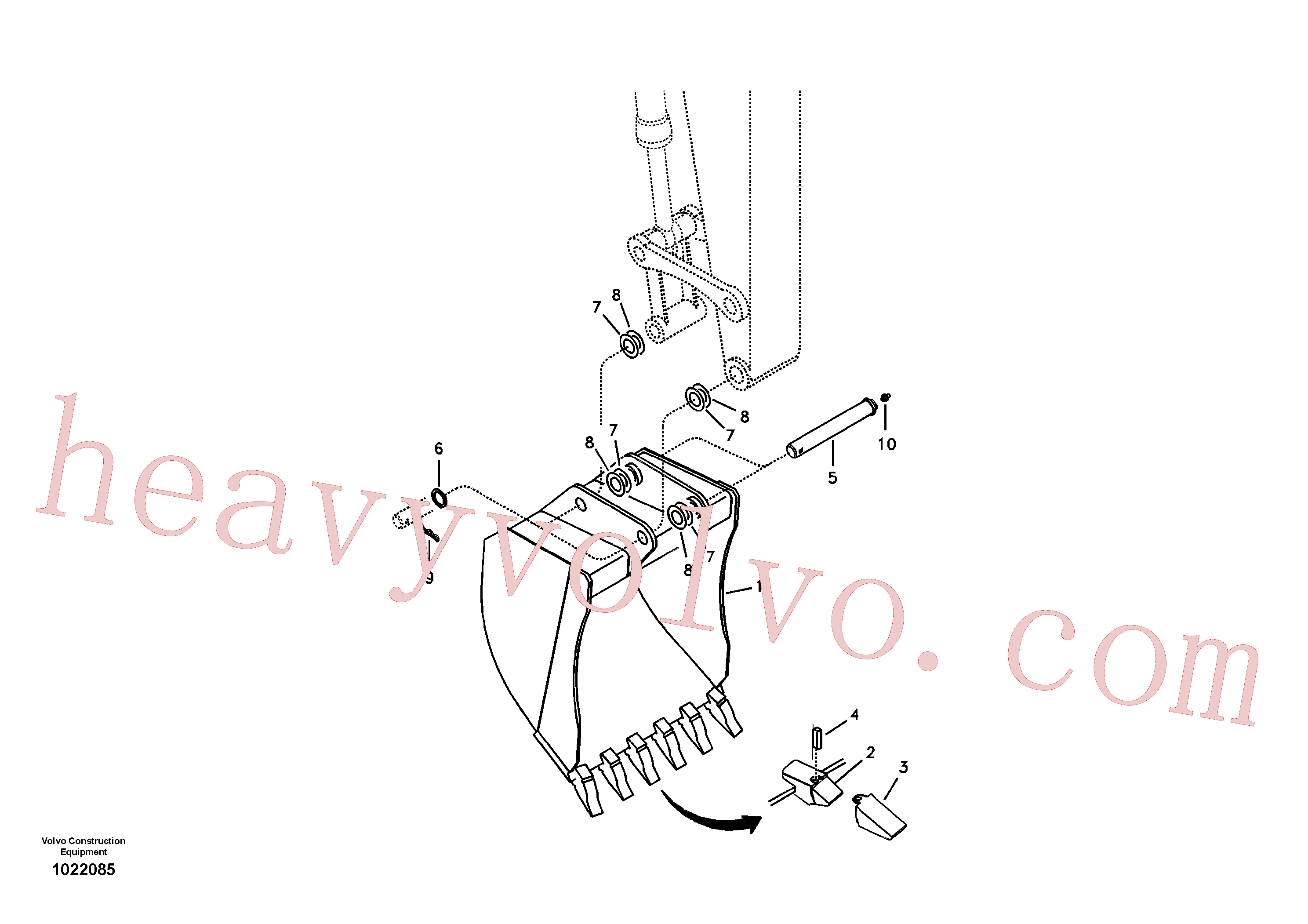 Wholesale VOE11884312 Bucket Tooth for Volvo Excavator