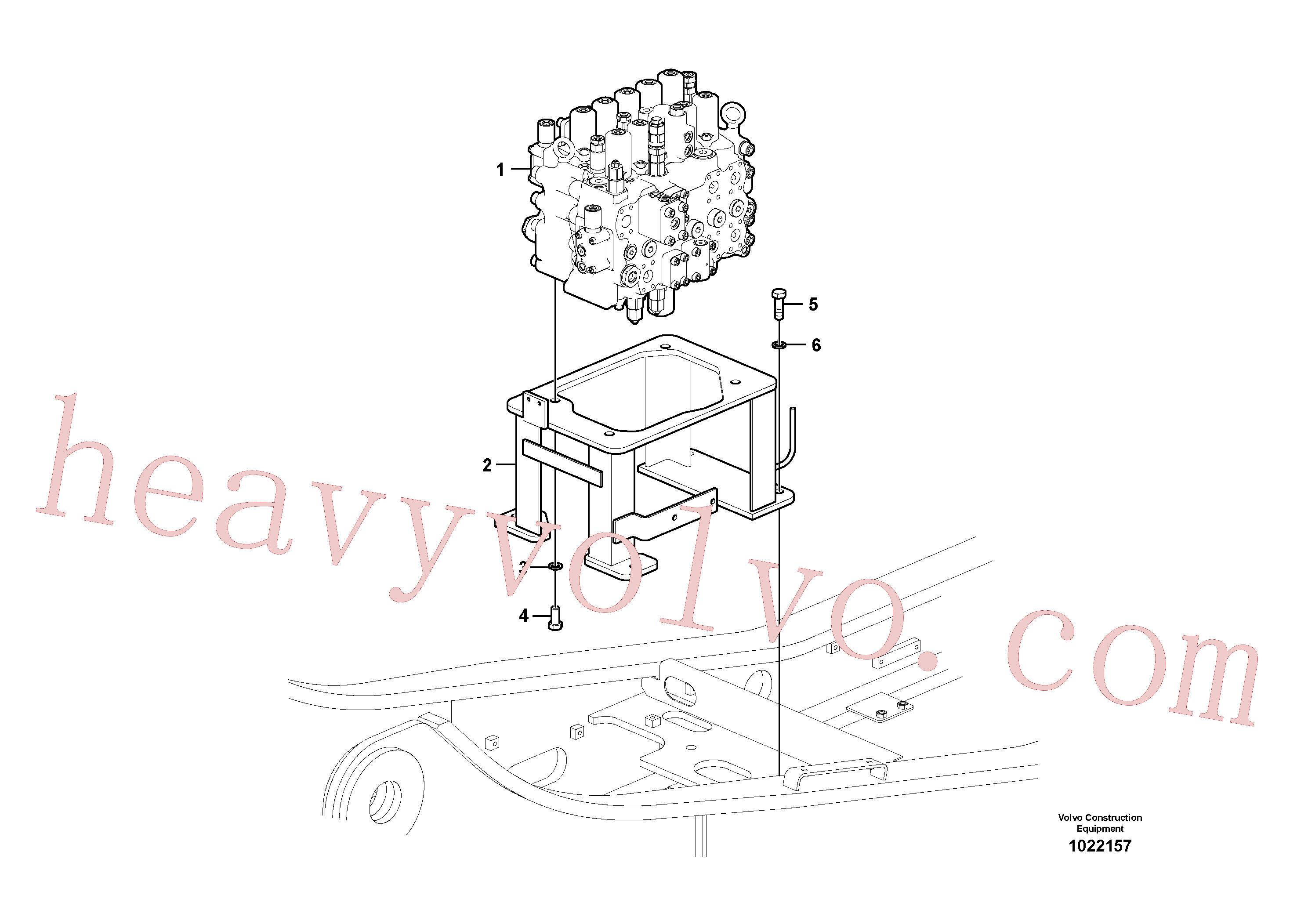 Volvo Assembly VOE14632335 Control valve for sale