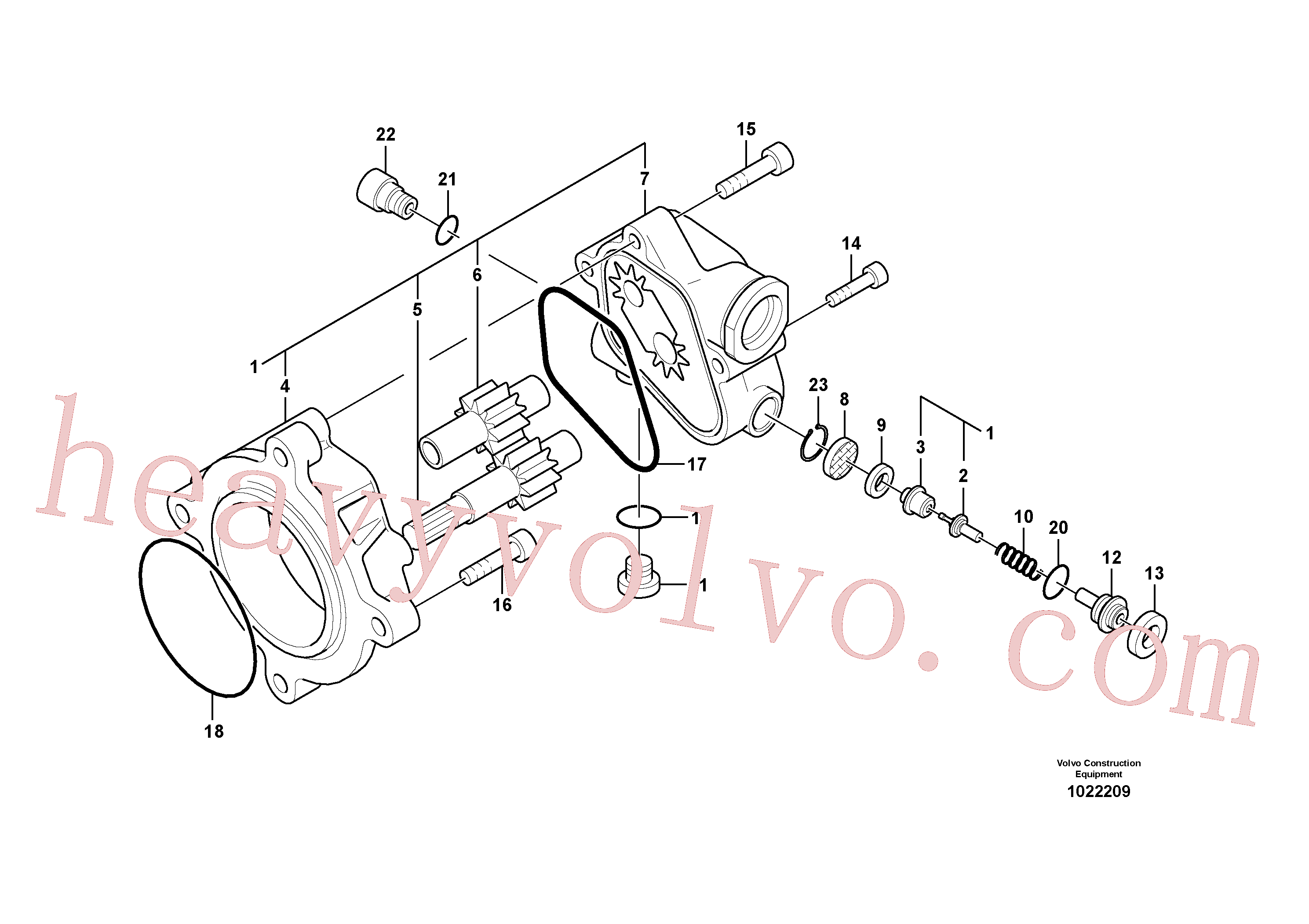 VOE14550217 Adapter for Volvo Excavator Parts