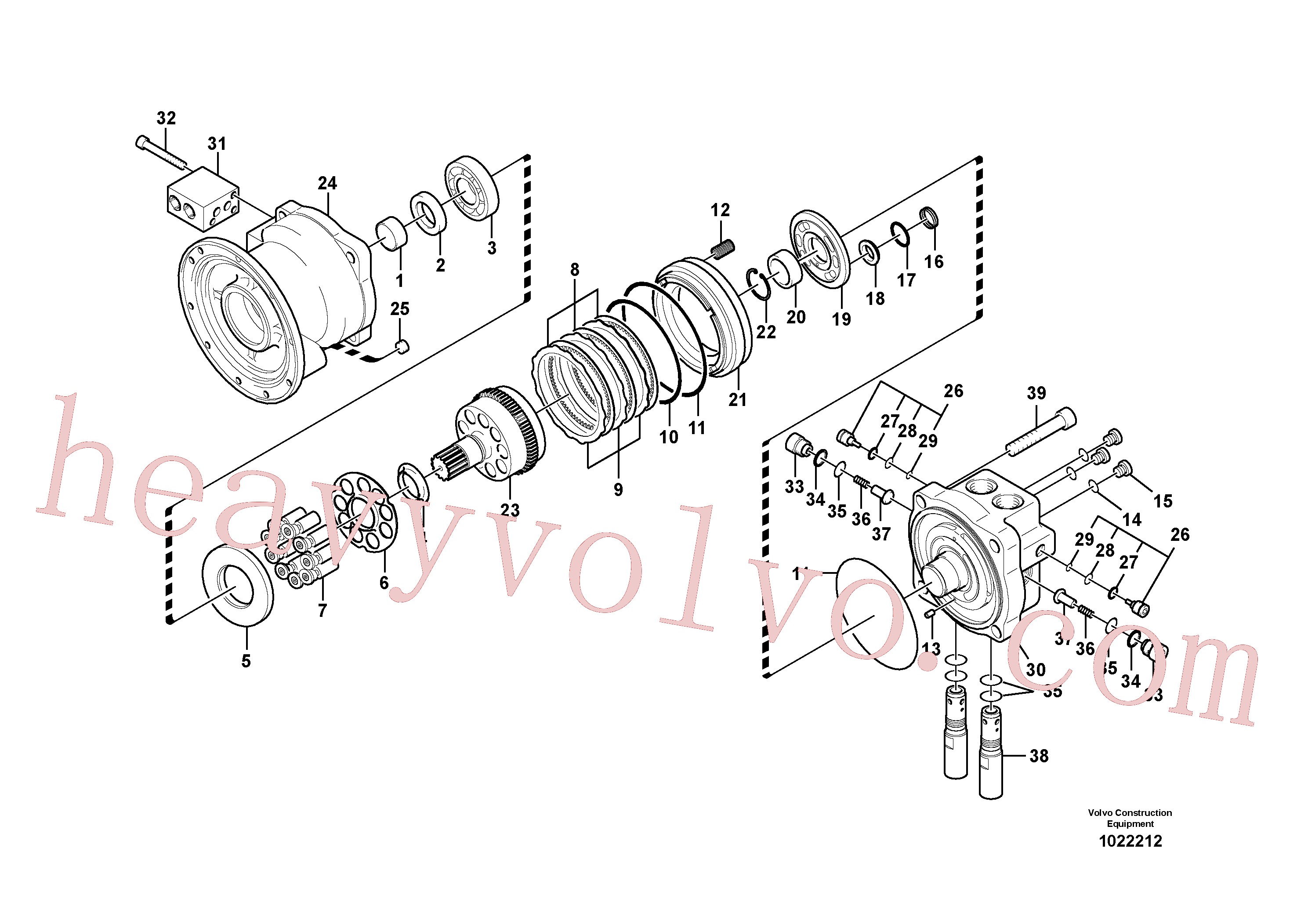 Volvo excavator part SA8230-04230 Spring for sale