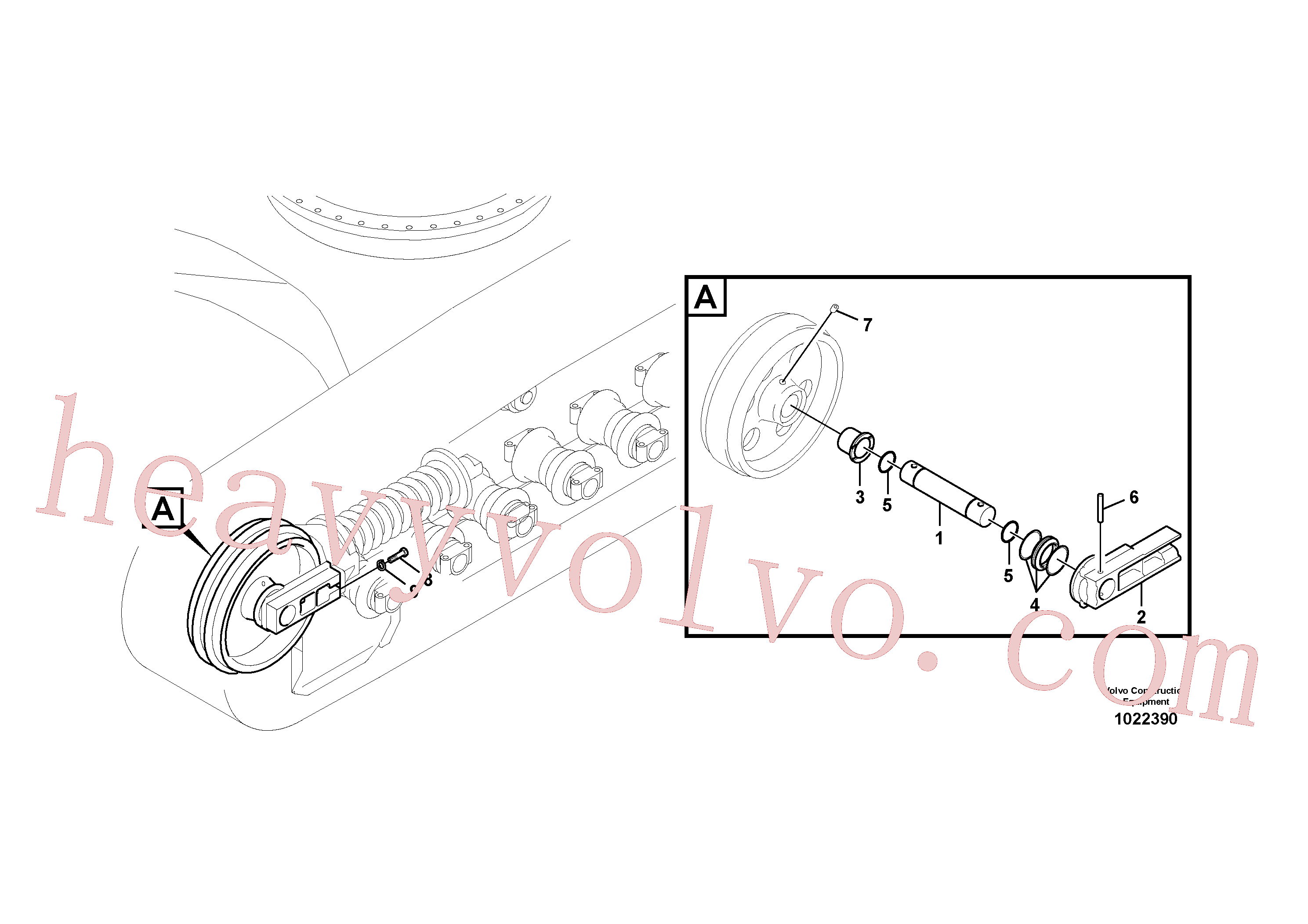 Volvo VOE60110321 Hexagon screw aftermarket part for sale