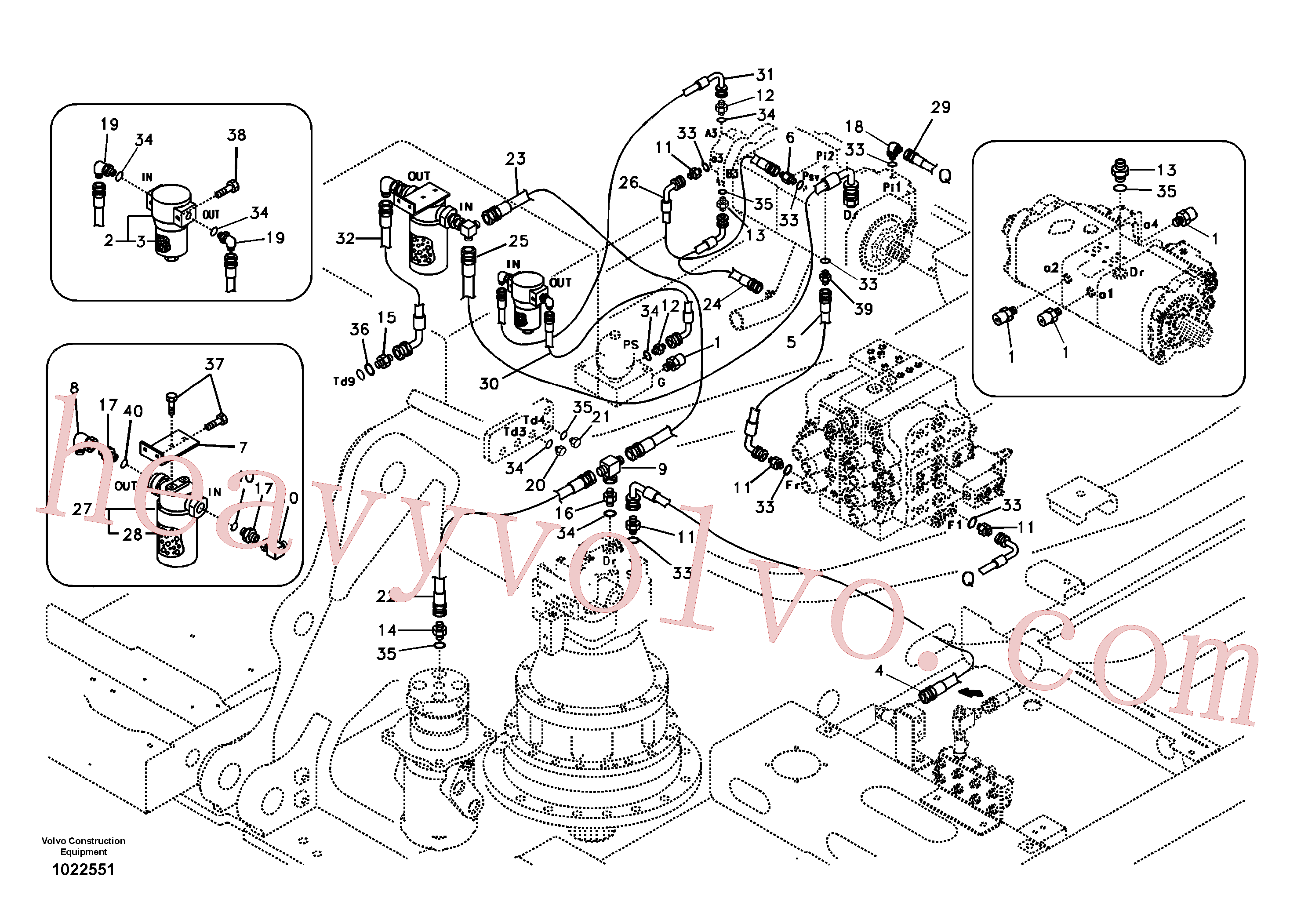 China Made SA9452-05209 Rockmaster/1SC parts for Volvo Excavator