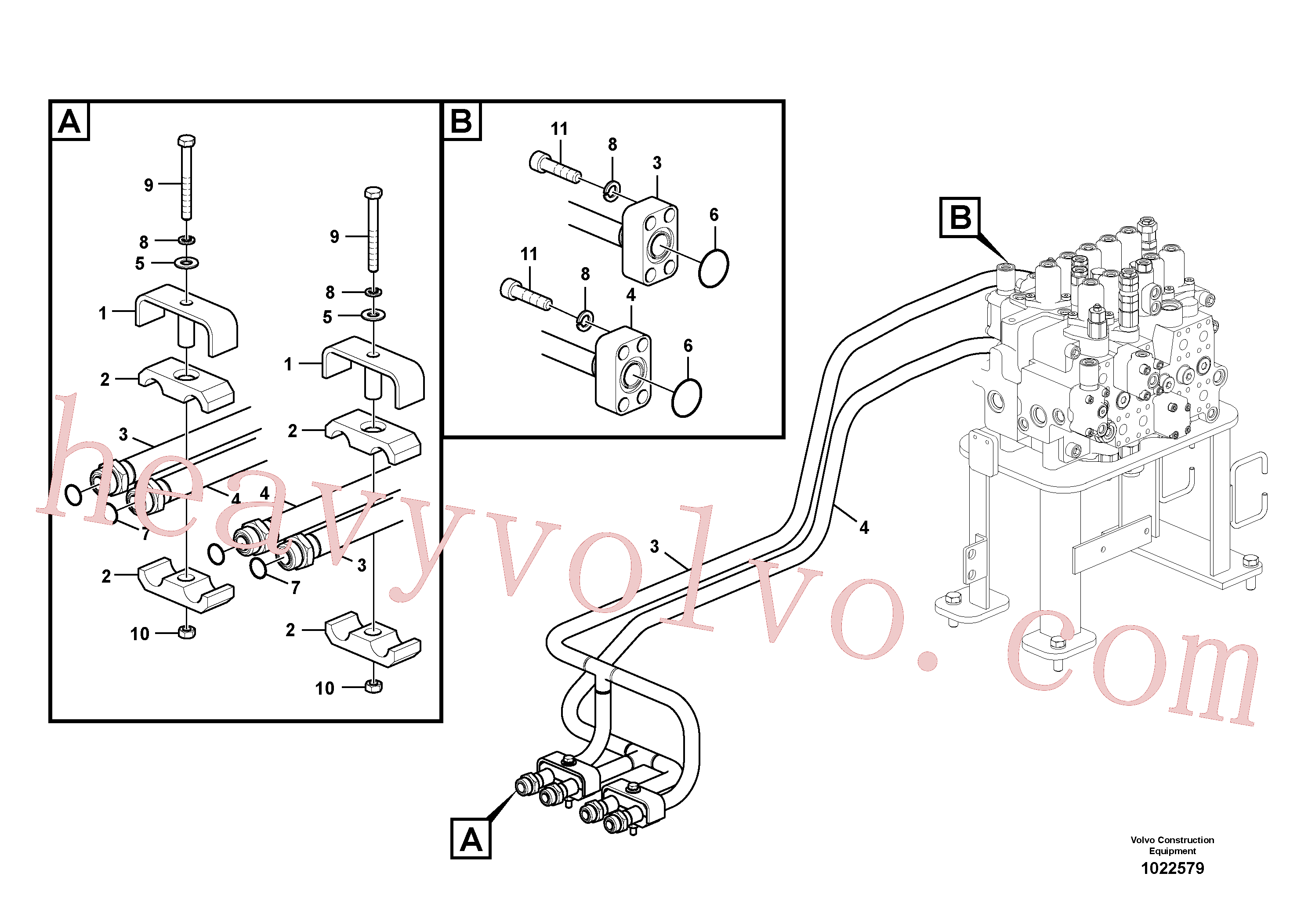 Wholesale SA1142-01260 Clamp for Volvo Excavator