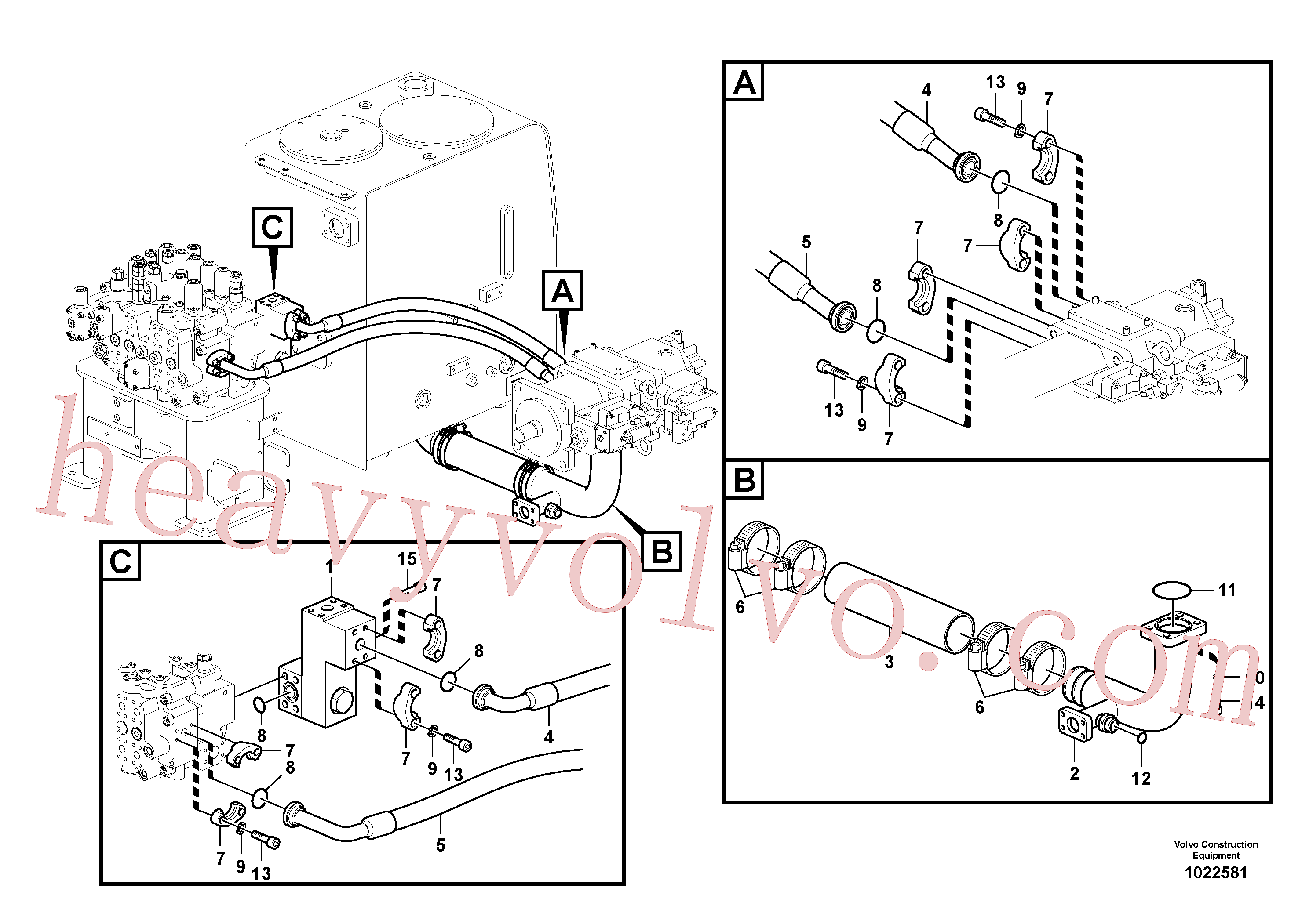 Wholesale VOE13948699 O-ring for Volvo Excavator