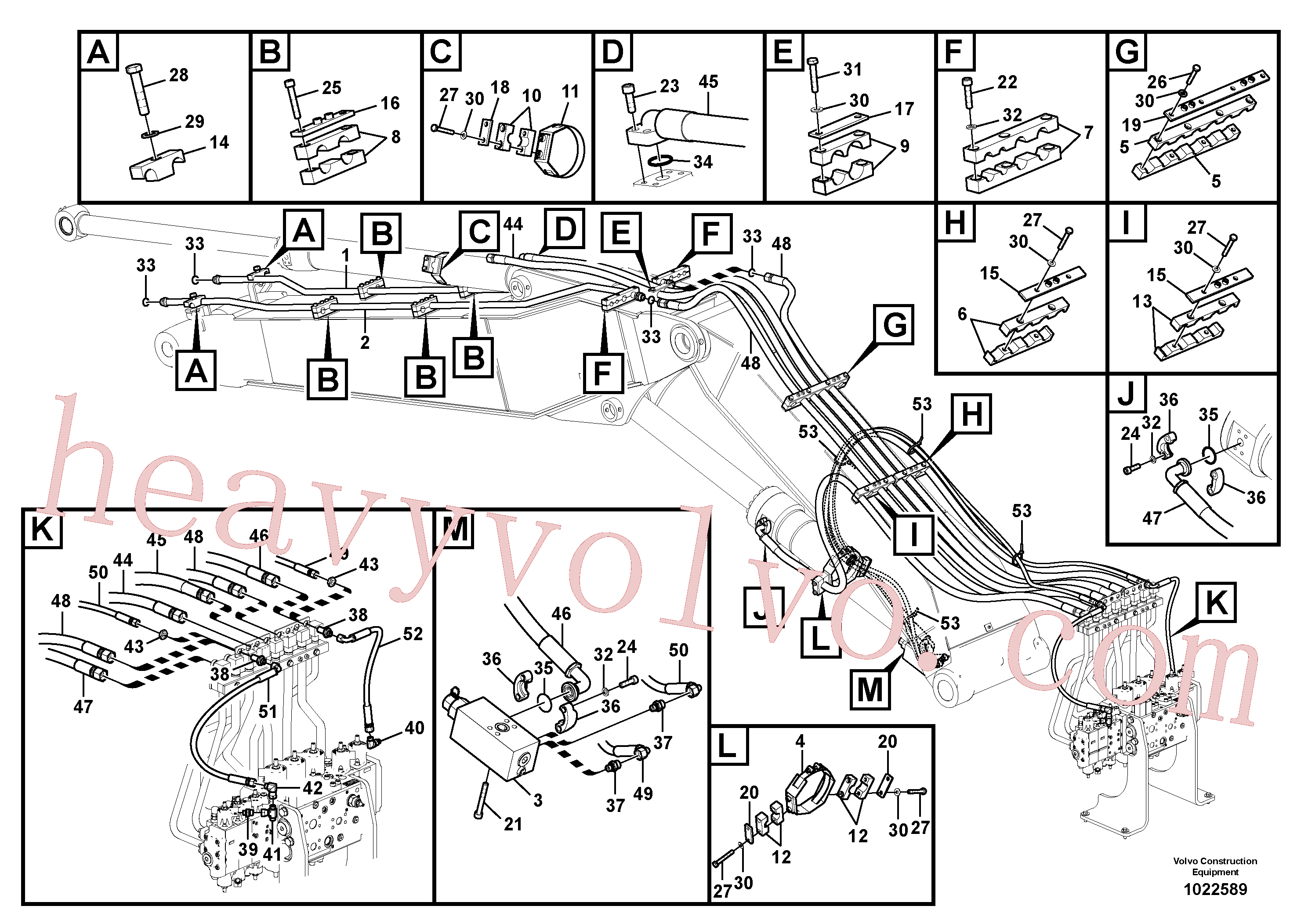 Wholesale VOE939907 Hose assembly for Volvo Excavator