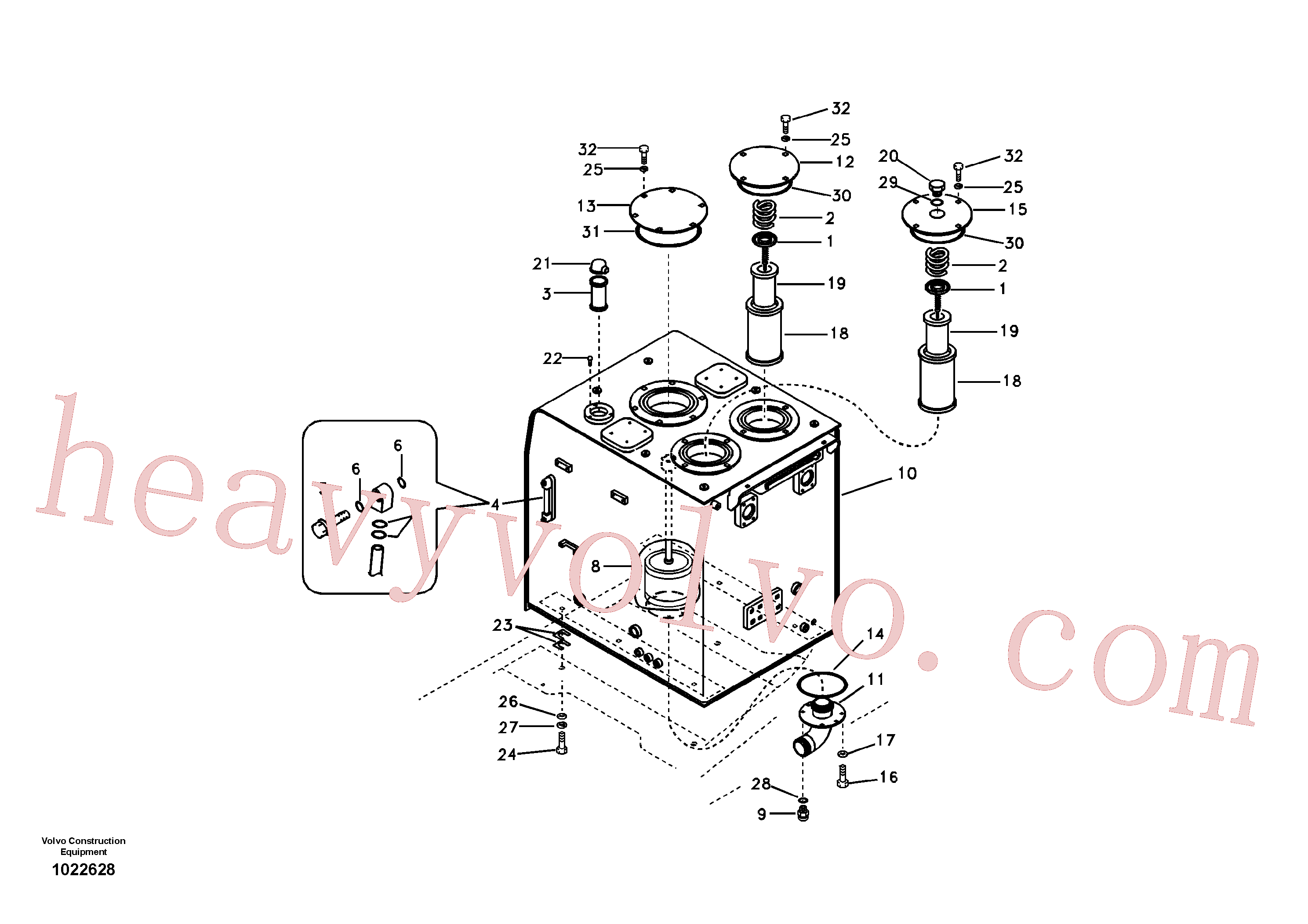 Wholesale VOE993033 Hexagon screw for Volvo Excavator