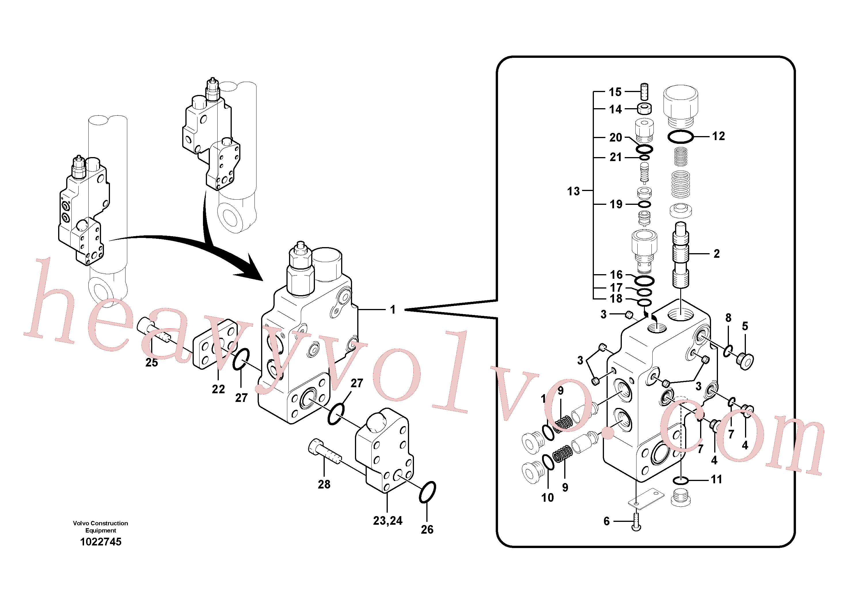 Wholesale SA1174-50290 Block for Volvo Excavator