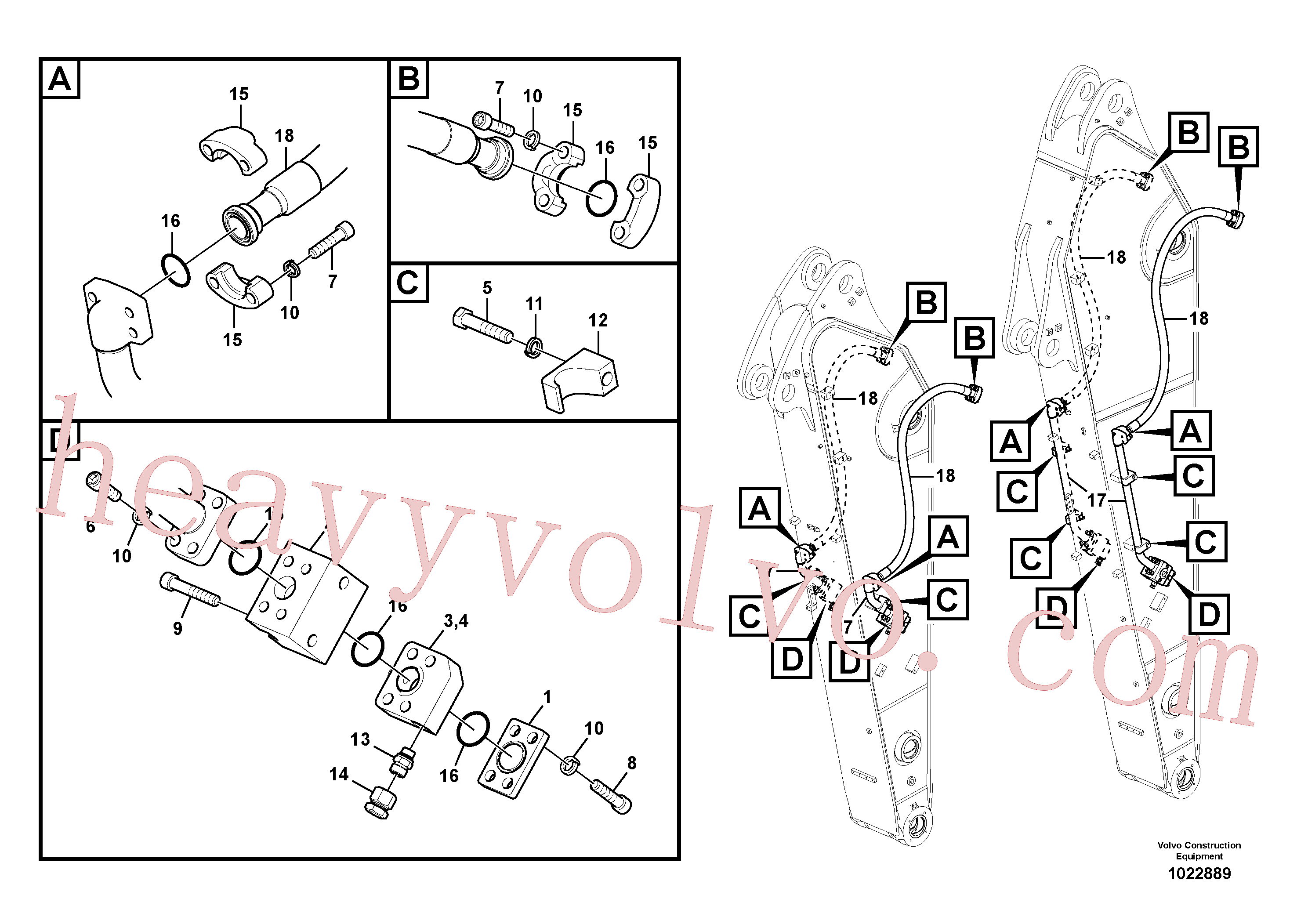 SA9415-35011 Plug for Volvo Excavator spare