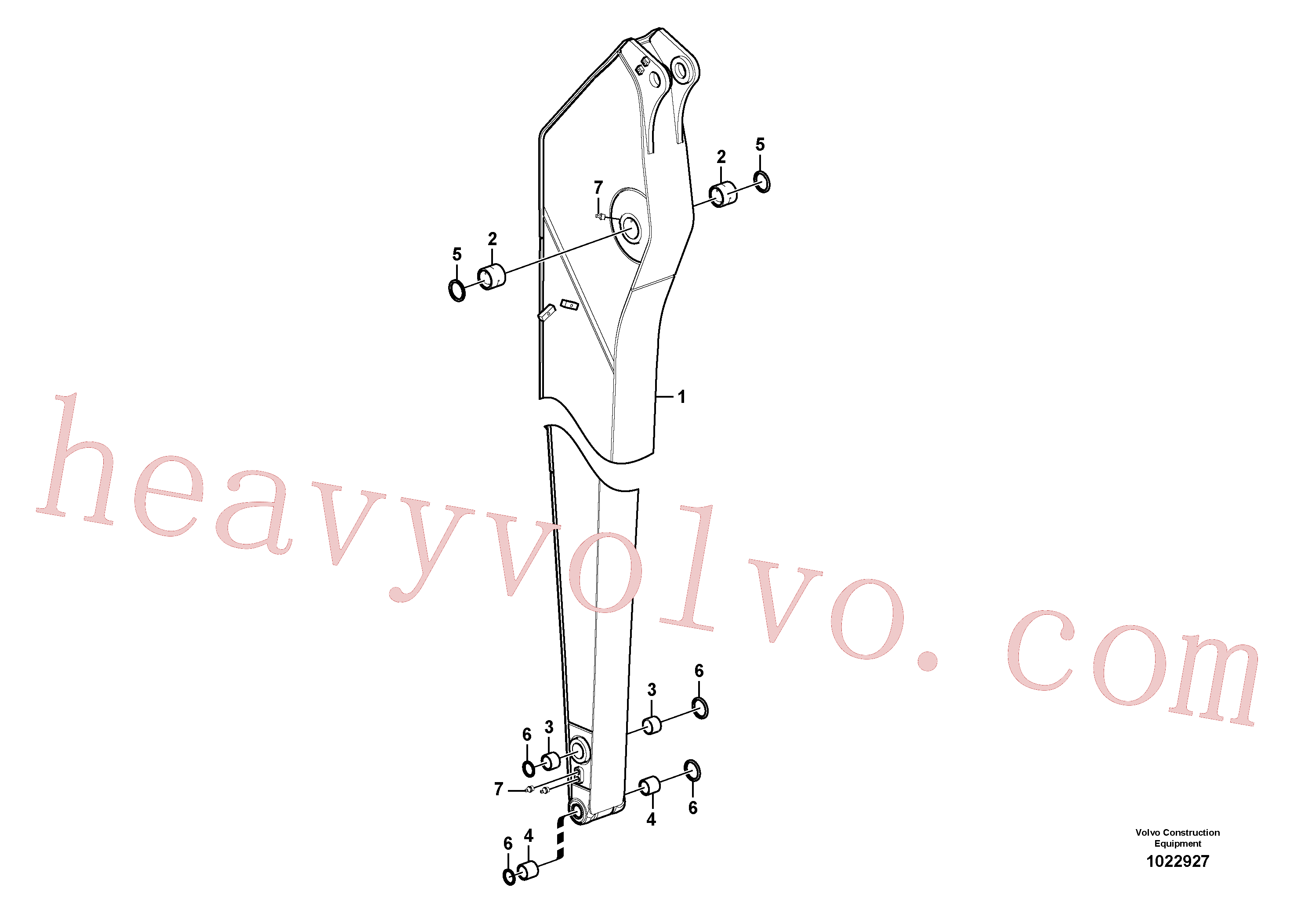 Volvo excavator part VOE14591272 Arm for sale