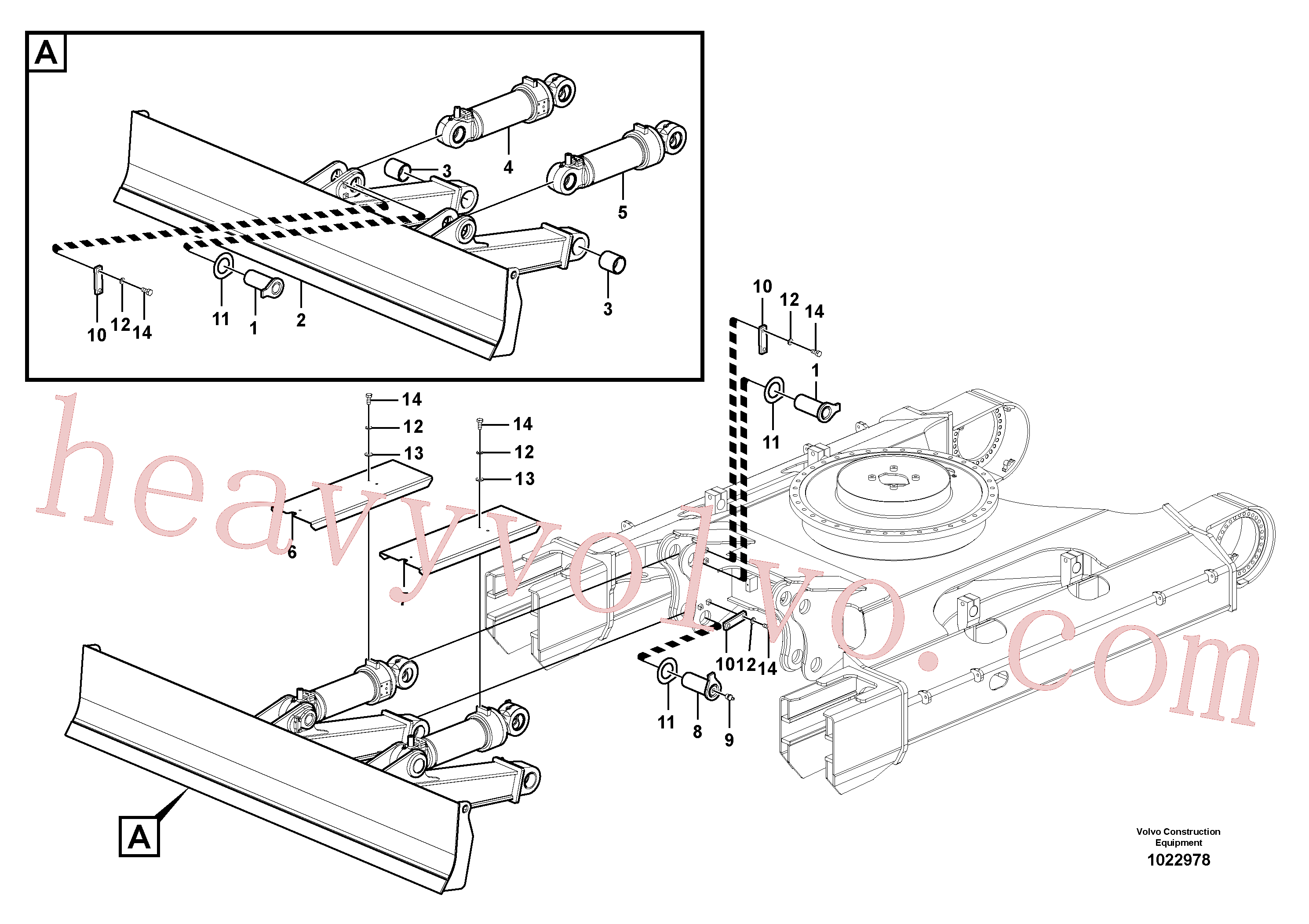 VOE14576869 Cover for Volvo Excavator Parts