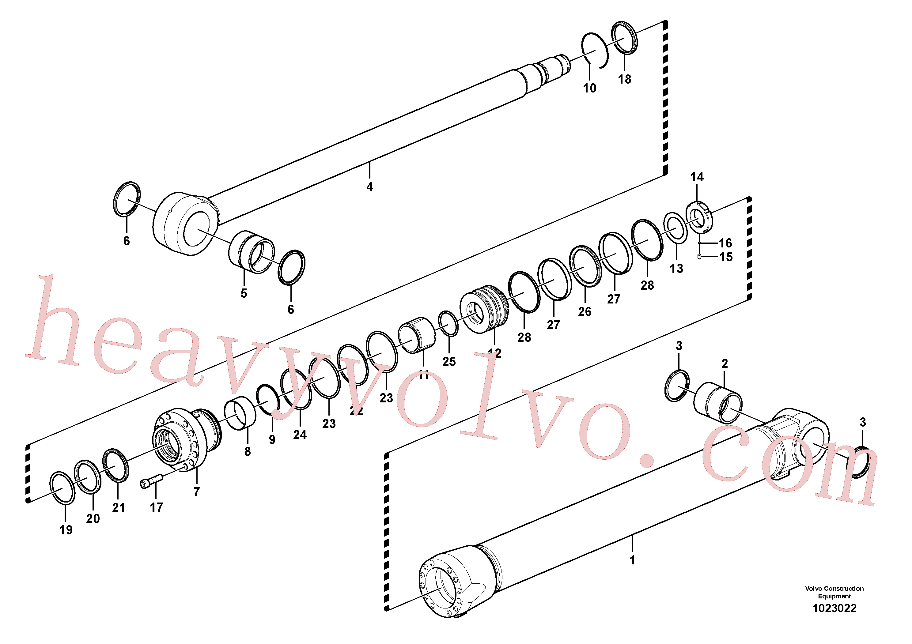 Volvo Assembly SA9566-11150 Back-up ring for sale