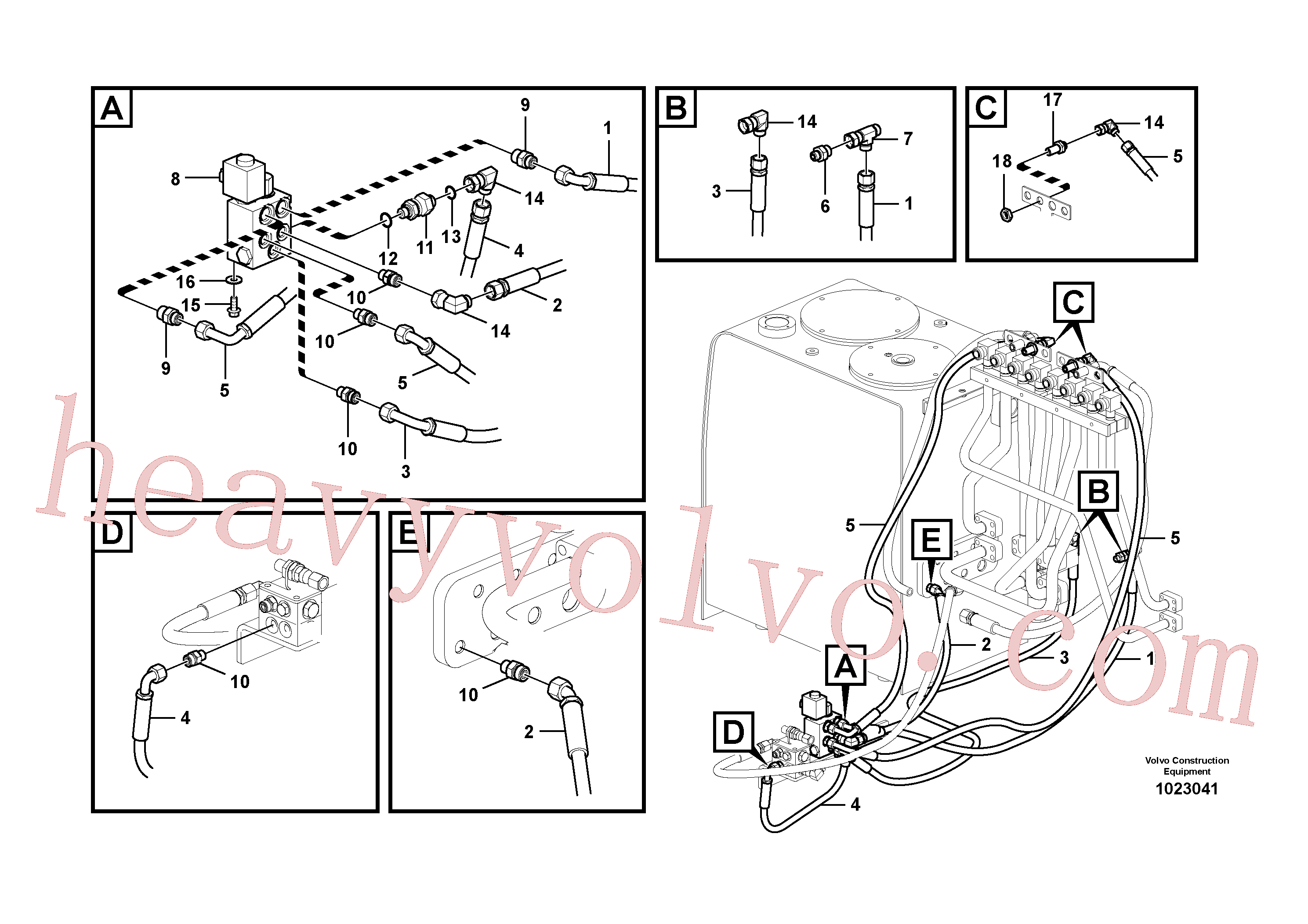 China Made VOE937878 Eternity/2 parts for Volvo Excavator