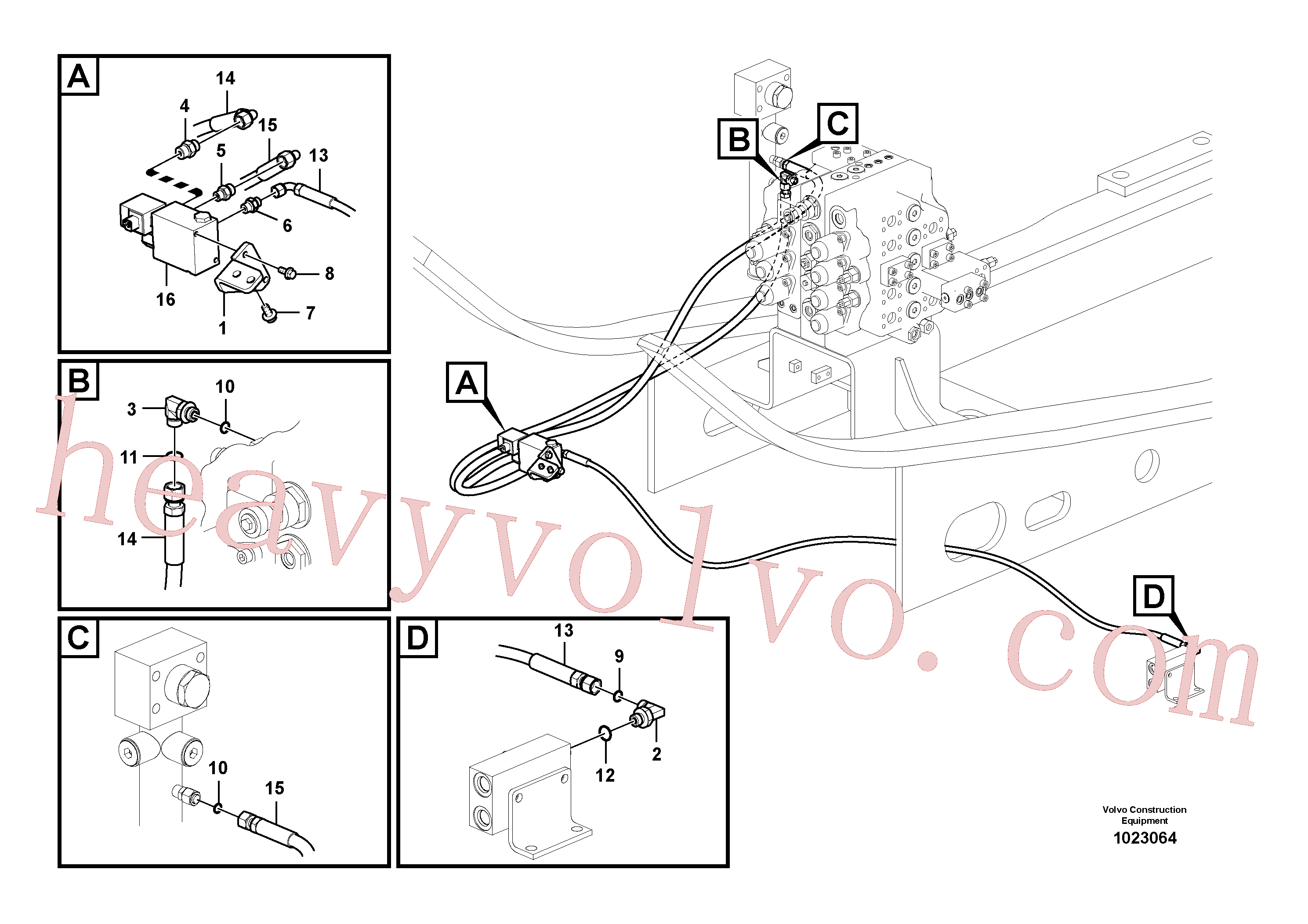 China Made VOE937878 Eternity/2 parts for Volvo Excavator