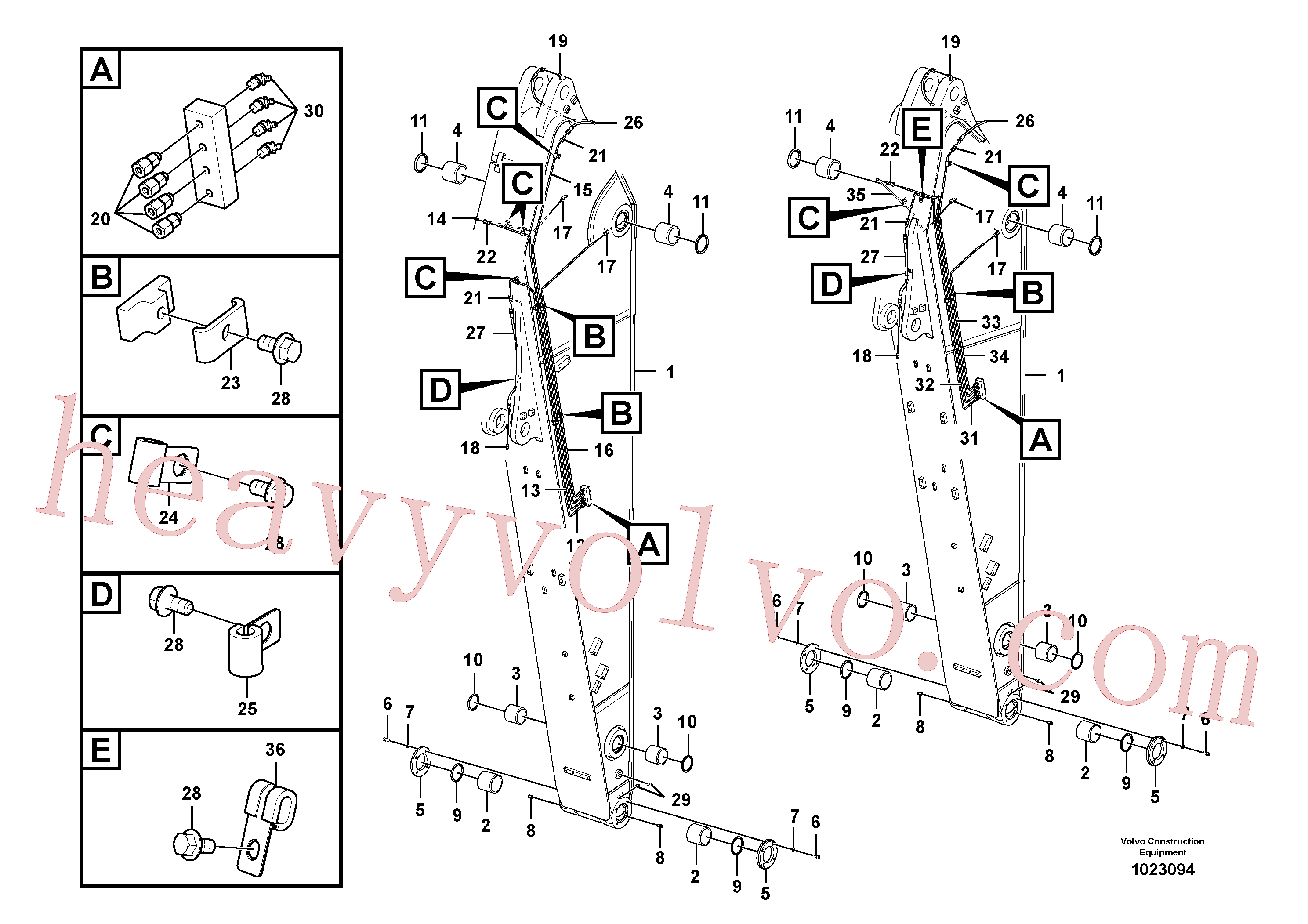 Wholesale VOE14559527 Arm for Volvo Excavator