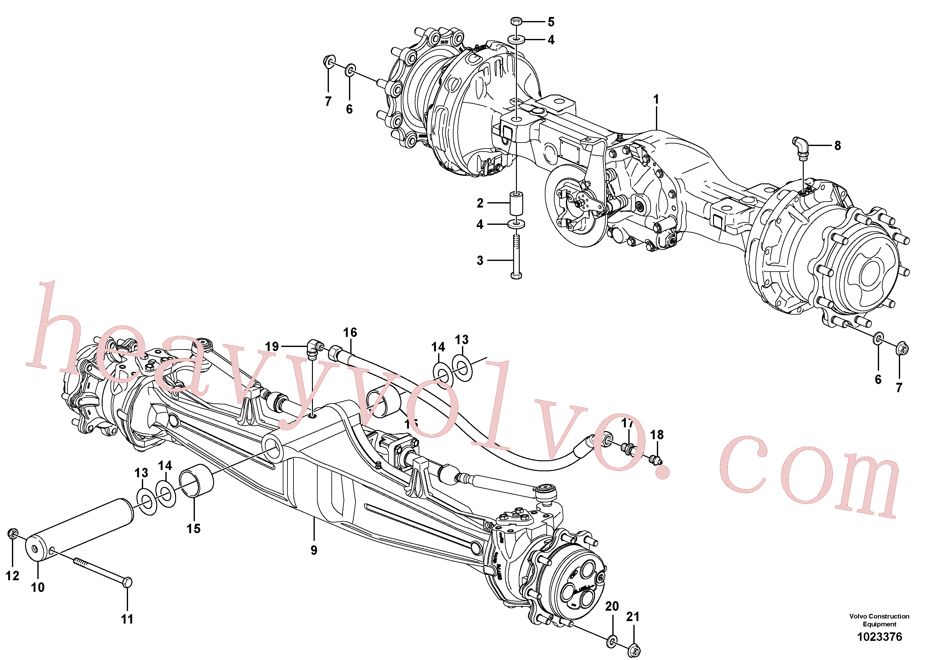 China Made VOE14376982 Washer parts for Volvo Excavator