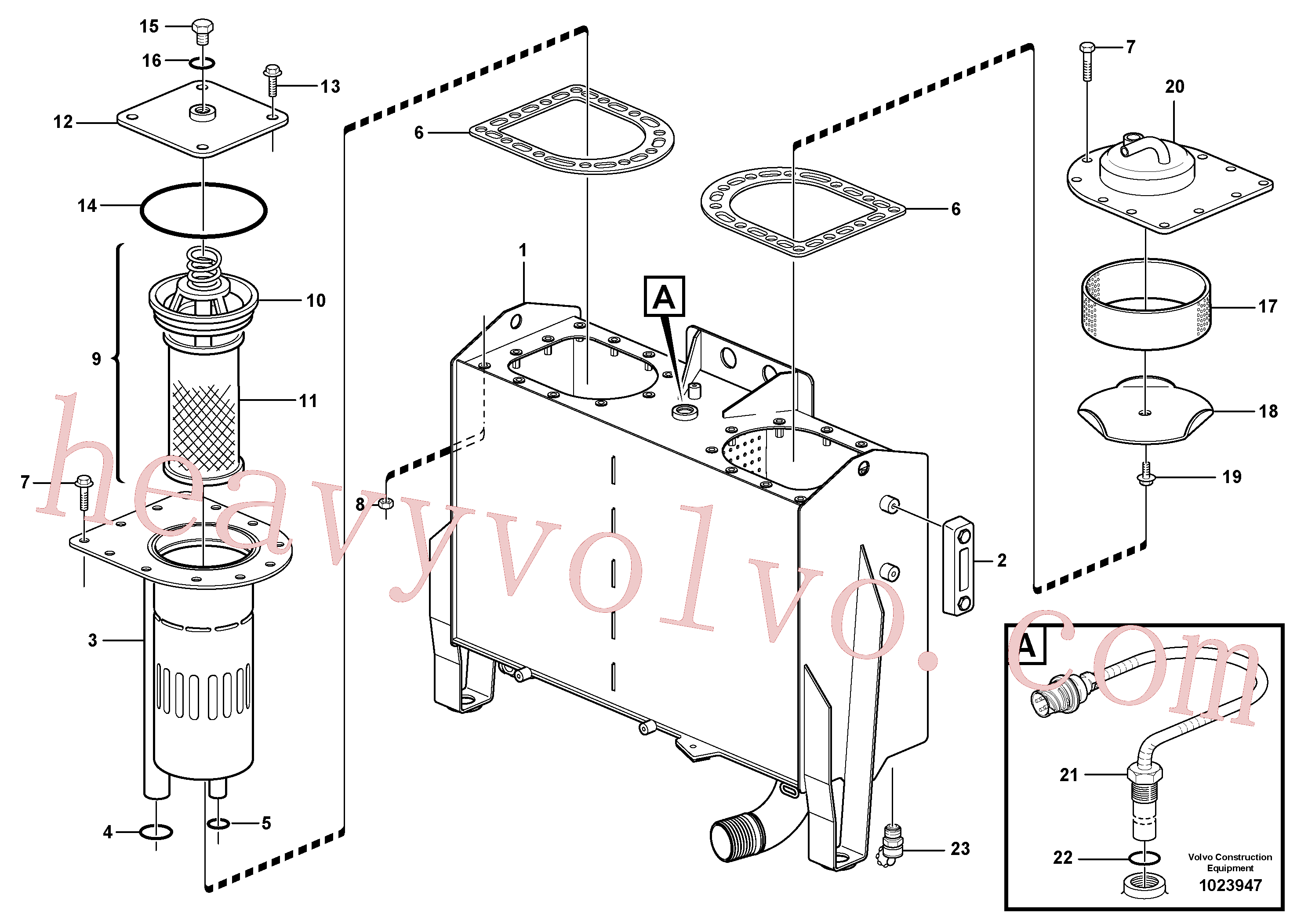 China Made VOE930932 O-ring parts for Volvo Excavator