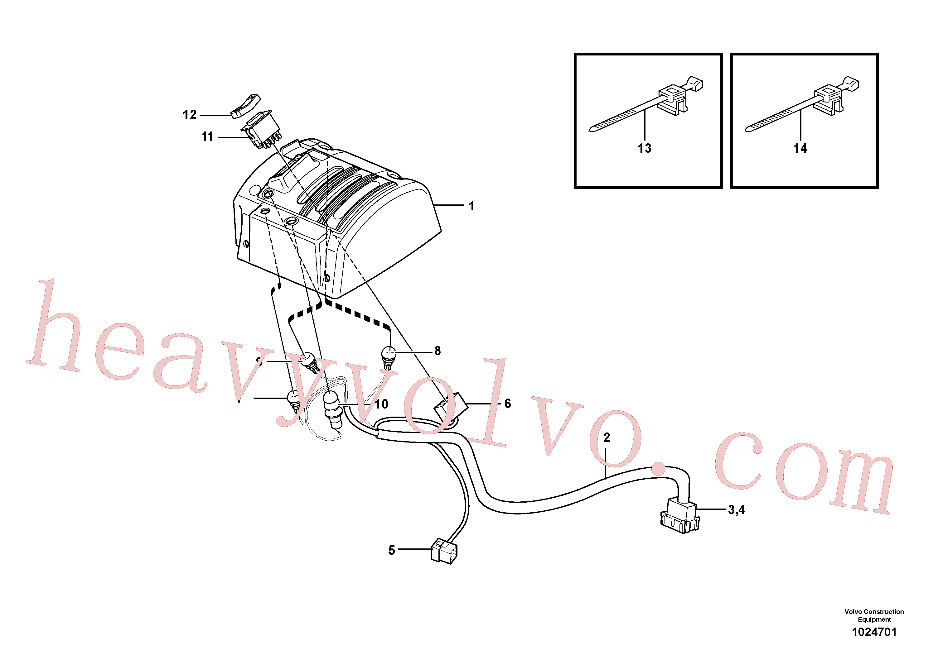 MI965881 Insulator for Volvo Excavator Parts