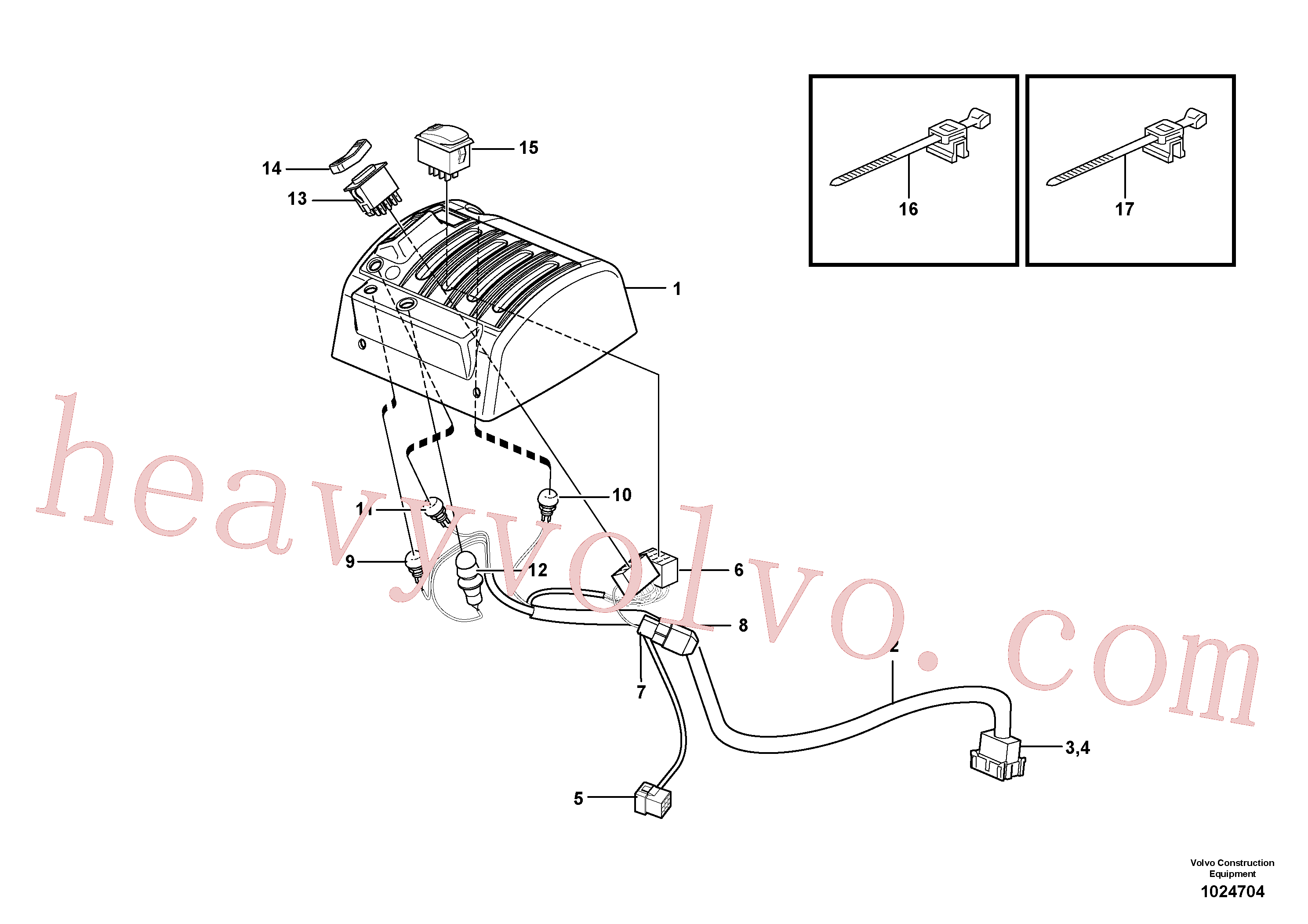 MI965881 Insulator for Volvo Excavator Parts