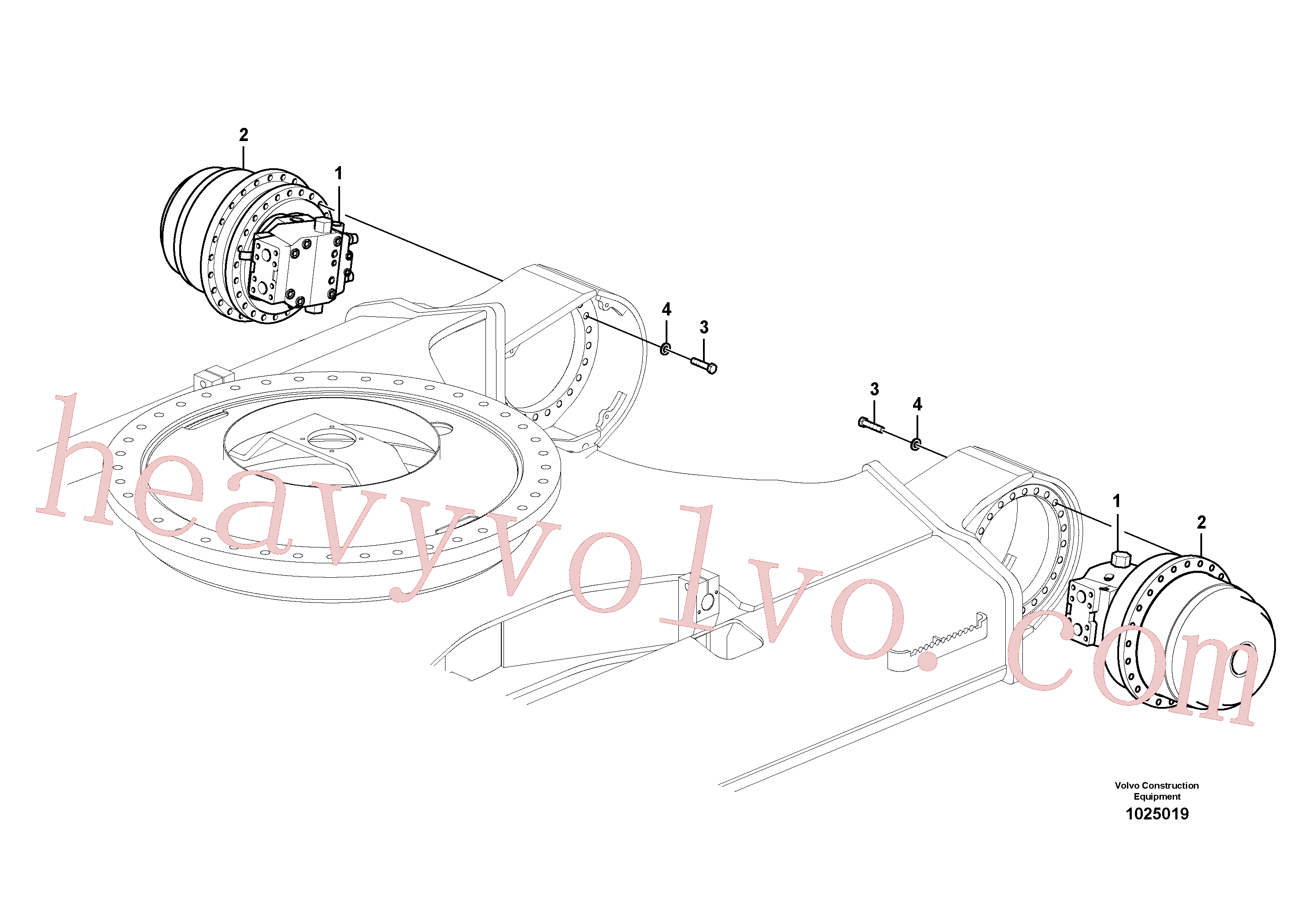 SA1143-01090 Travel motor for Volvo Excavator Parts