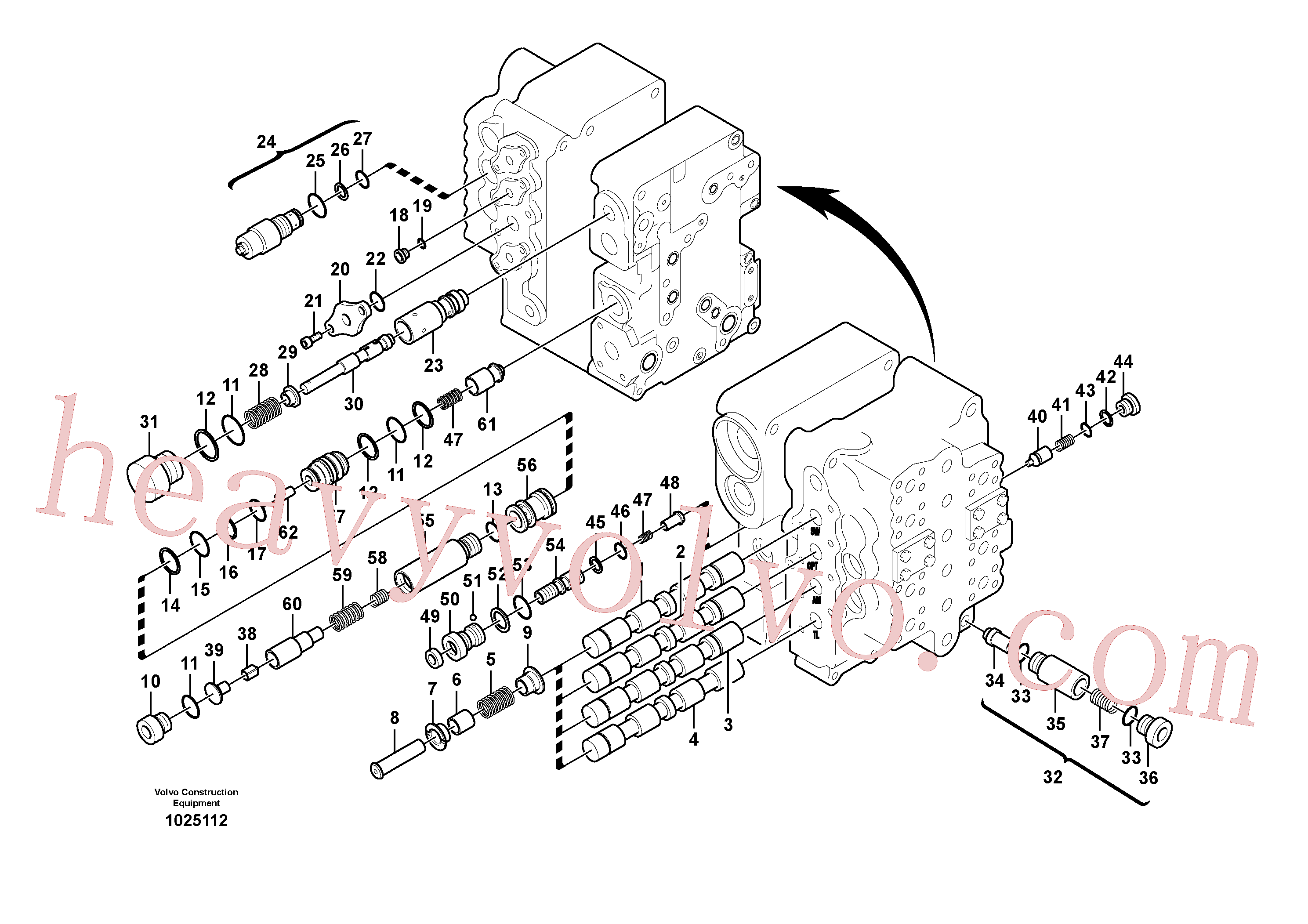 VOE14628898 Plug for Volvo Excavator spare
