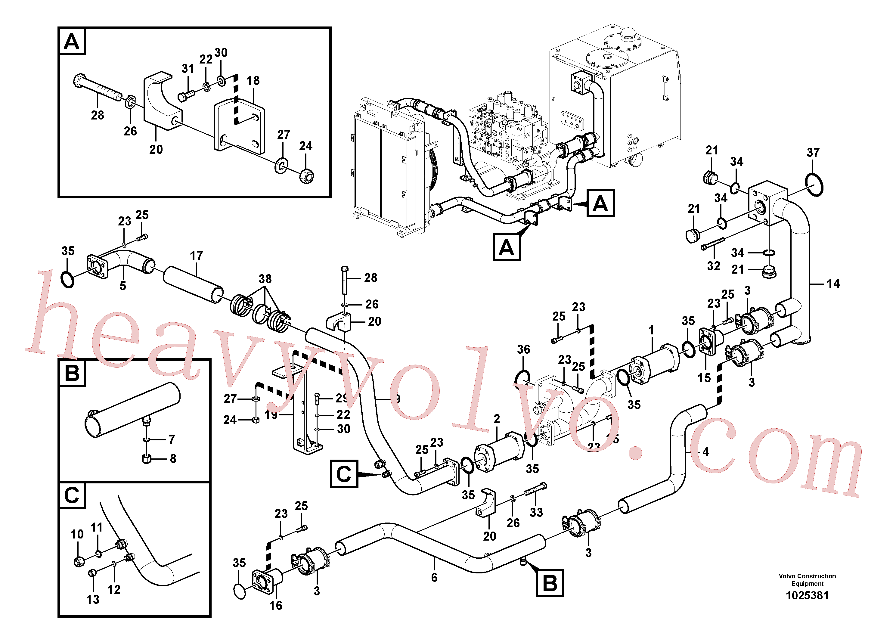 Volvo VOE14530504 Bracket aftermarket part for sale