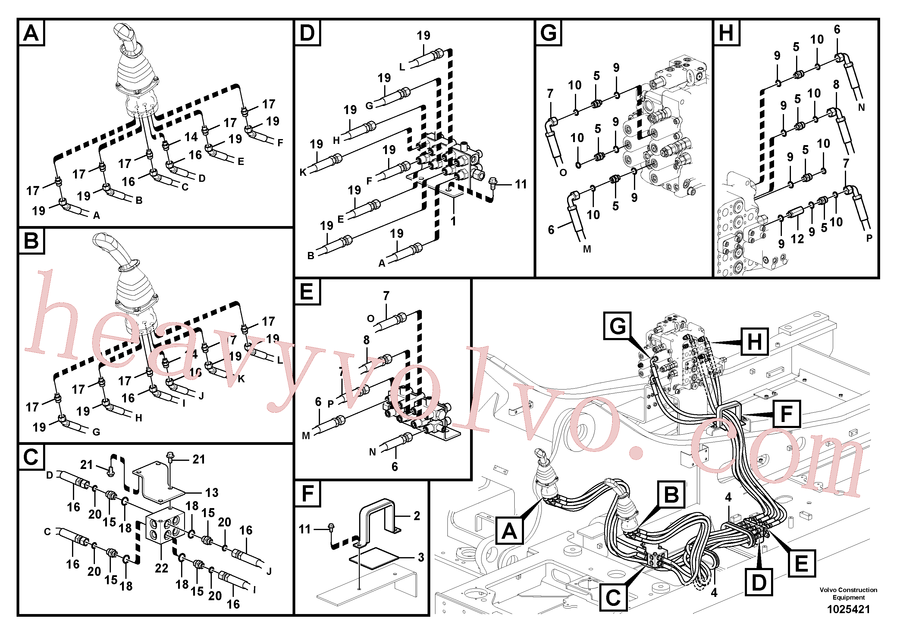 VOE14531097 Block for Volvo Excavator Parts