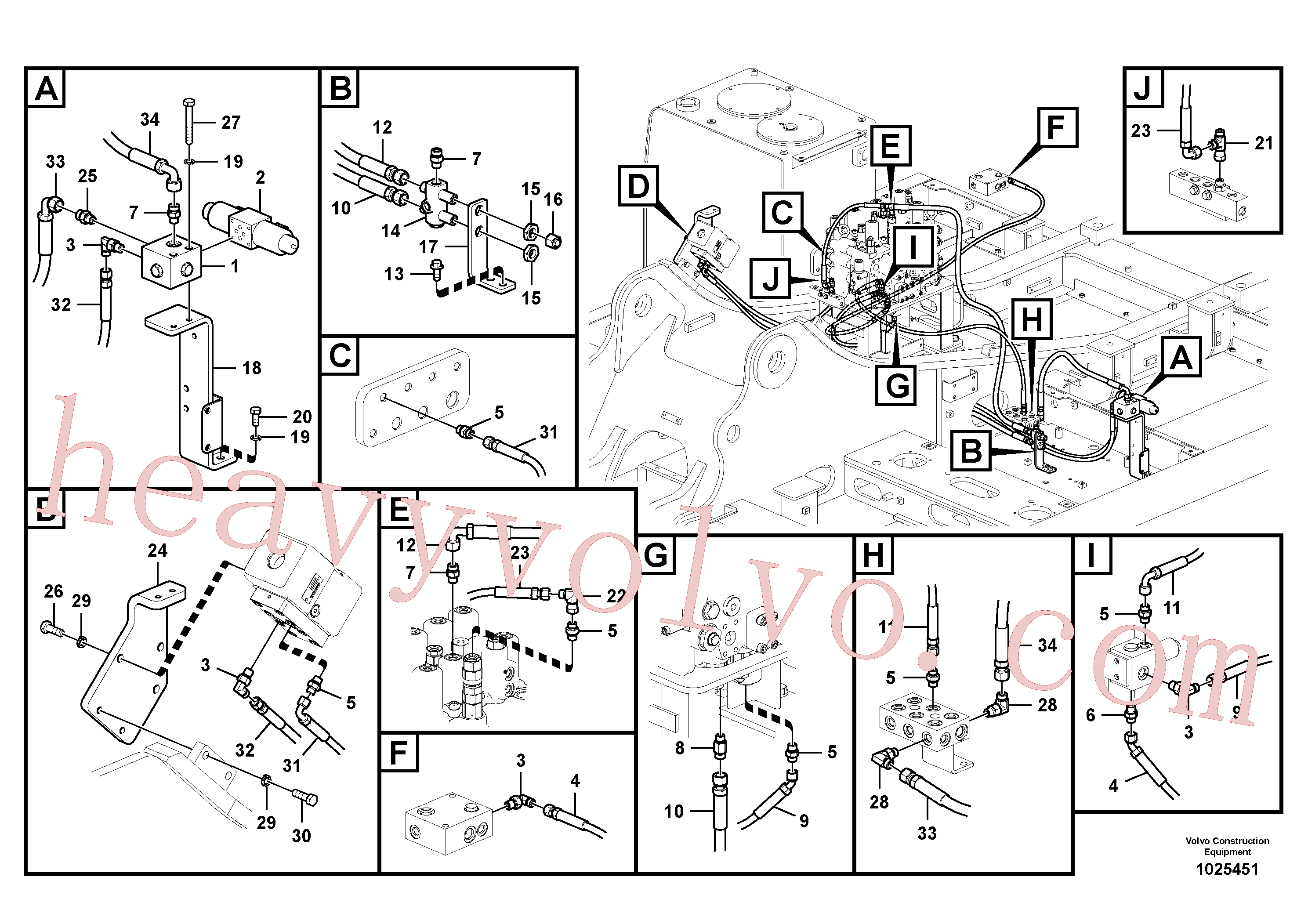 VOE14534520 Valve for Volvo Excavator spare